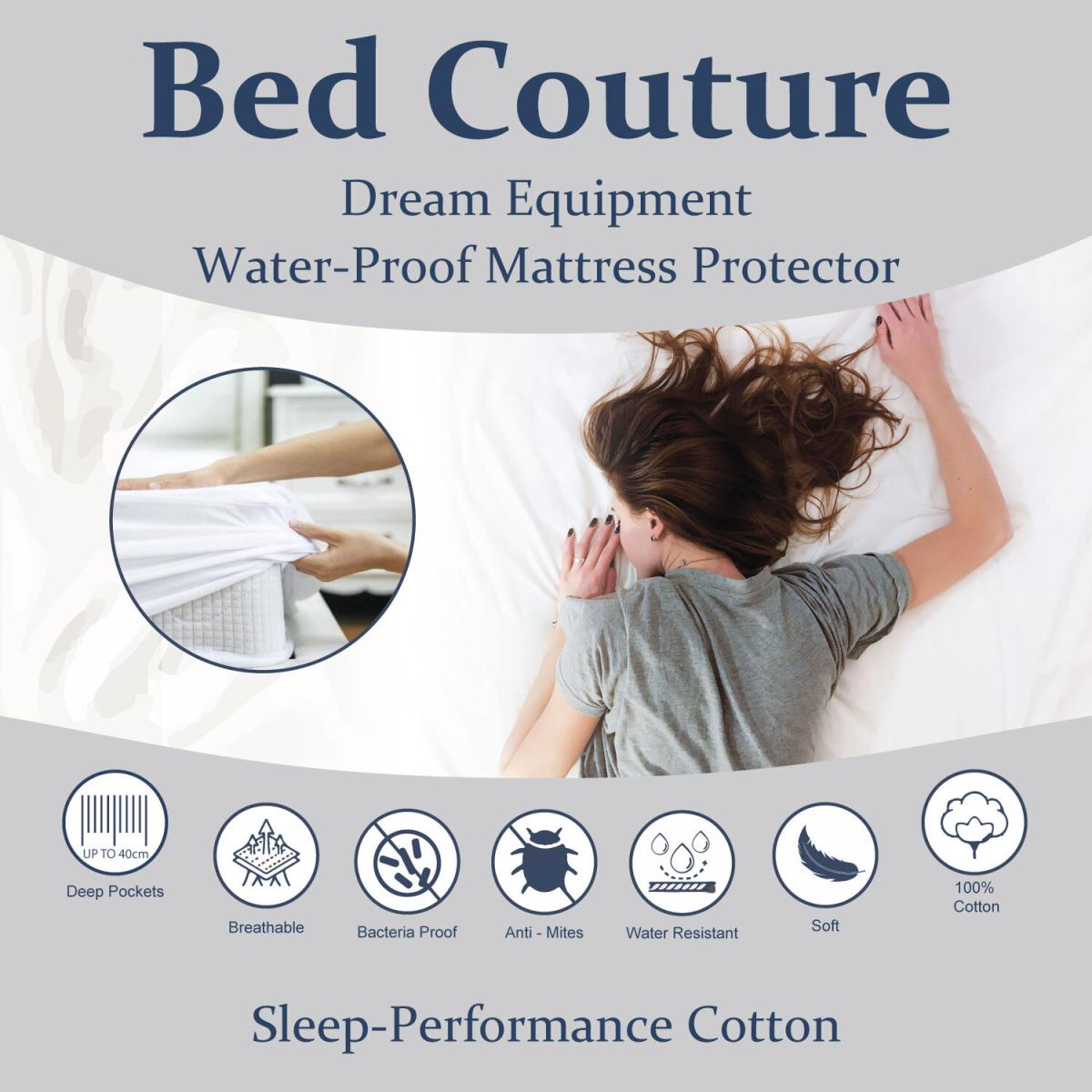 Mattress Protector High Performance Cotton - White / Superking – image 5