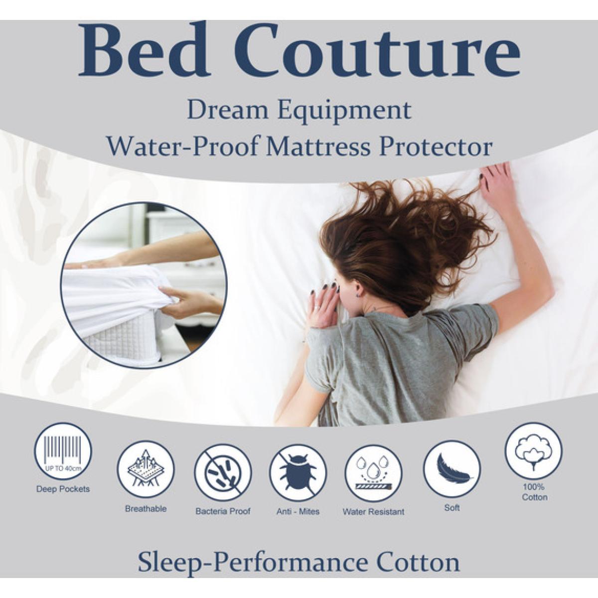 Mattress Protector High Performance Cotton - White / Superking – image 1