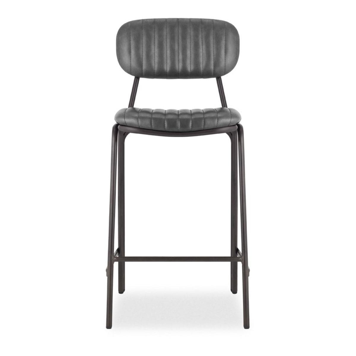 Boston Metal Kitchen Stool, Dark Grey – image 4