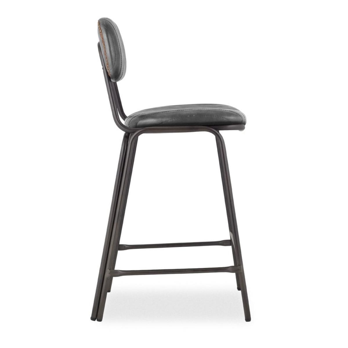 Boston Metal Kitchen Stool, Dark Grey – image 5