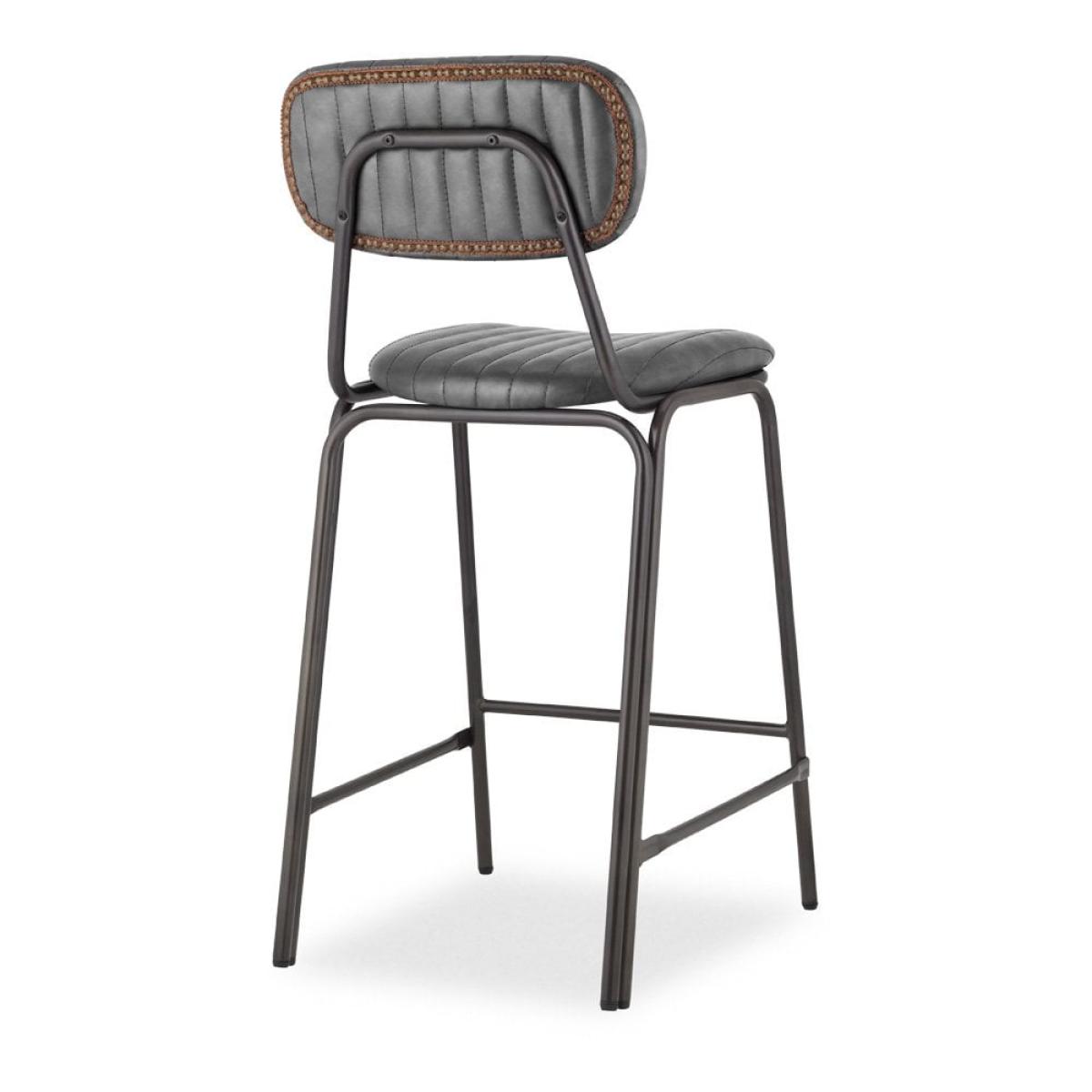 Boston Metal Kitchen Stool, Dark Grey – image 6