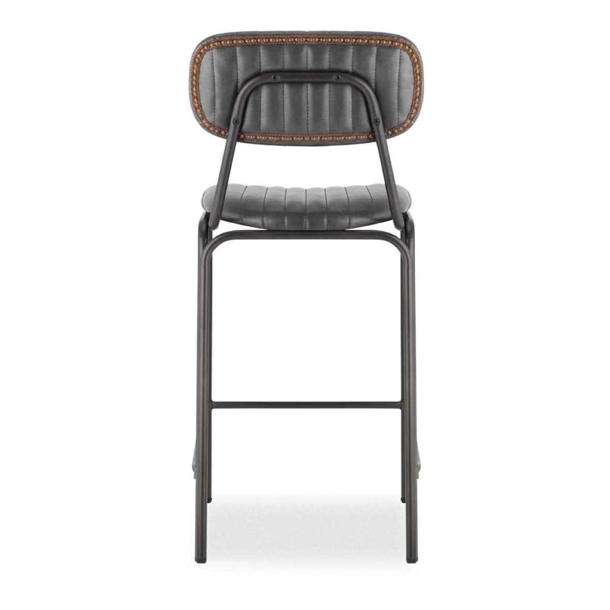 Boston Metal Kitchen Stool, Dark Grey – image 7