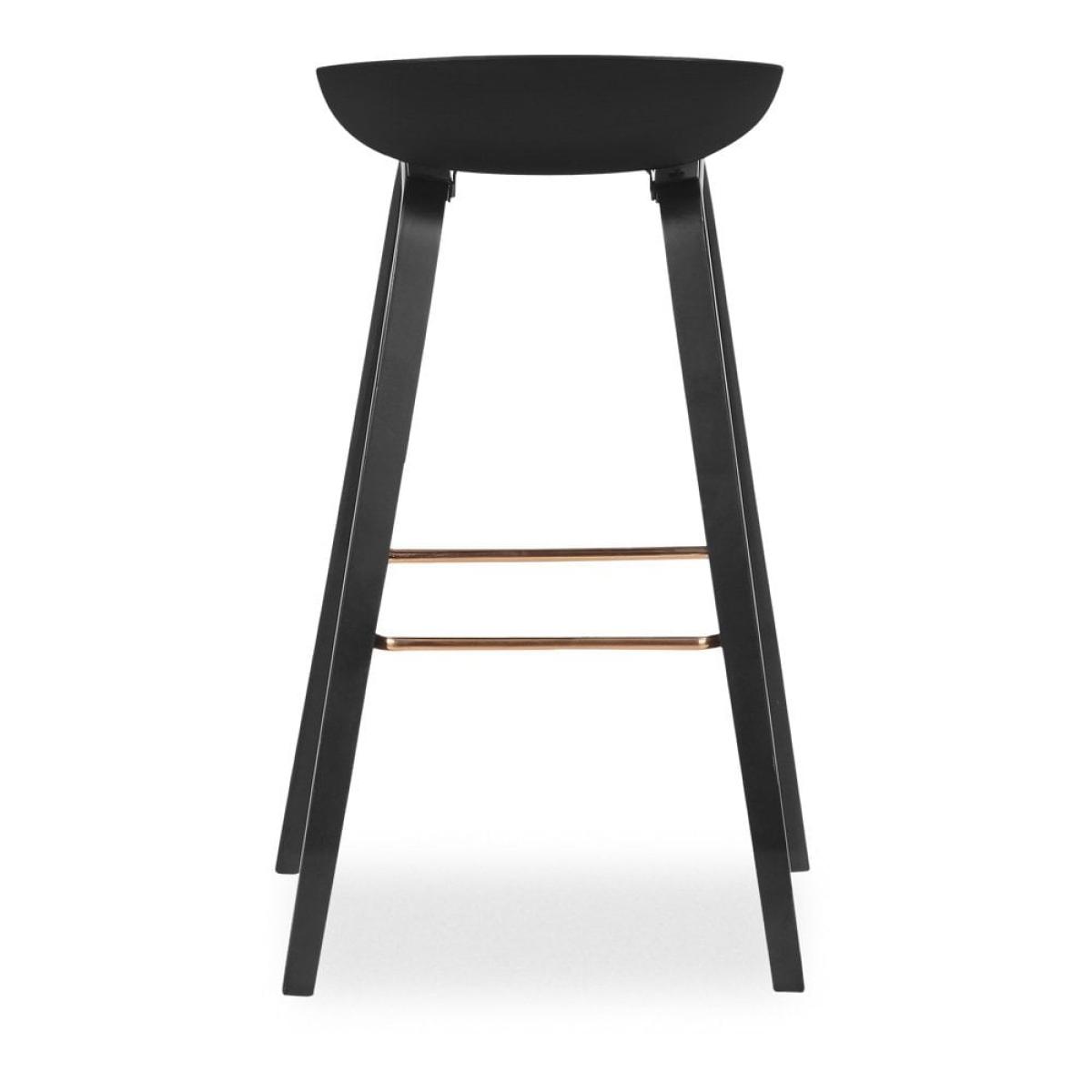 Milano Bar Stool, Black & Gold – image 7