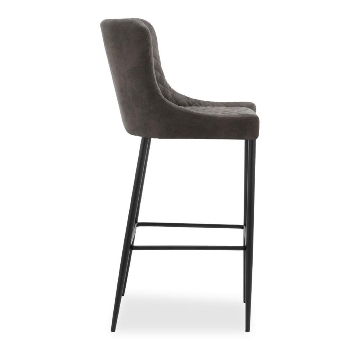 Brooklyn Bar Stool, Vintage Dark Grey – image 4