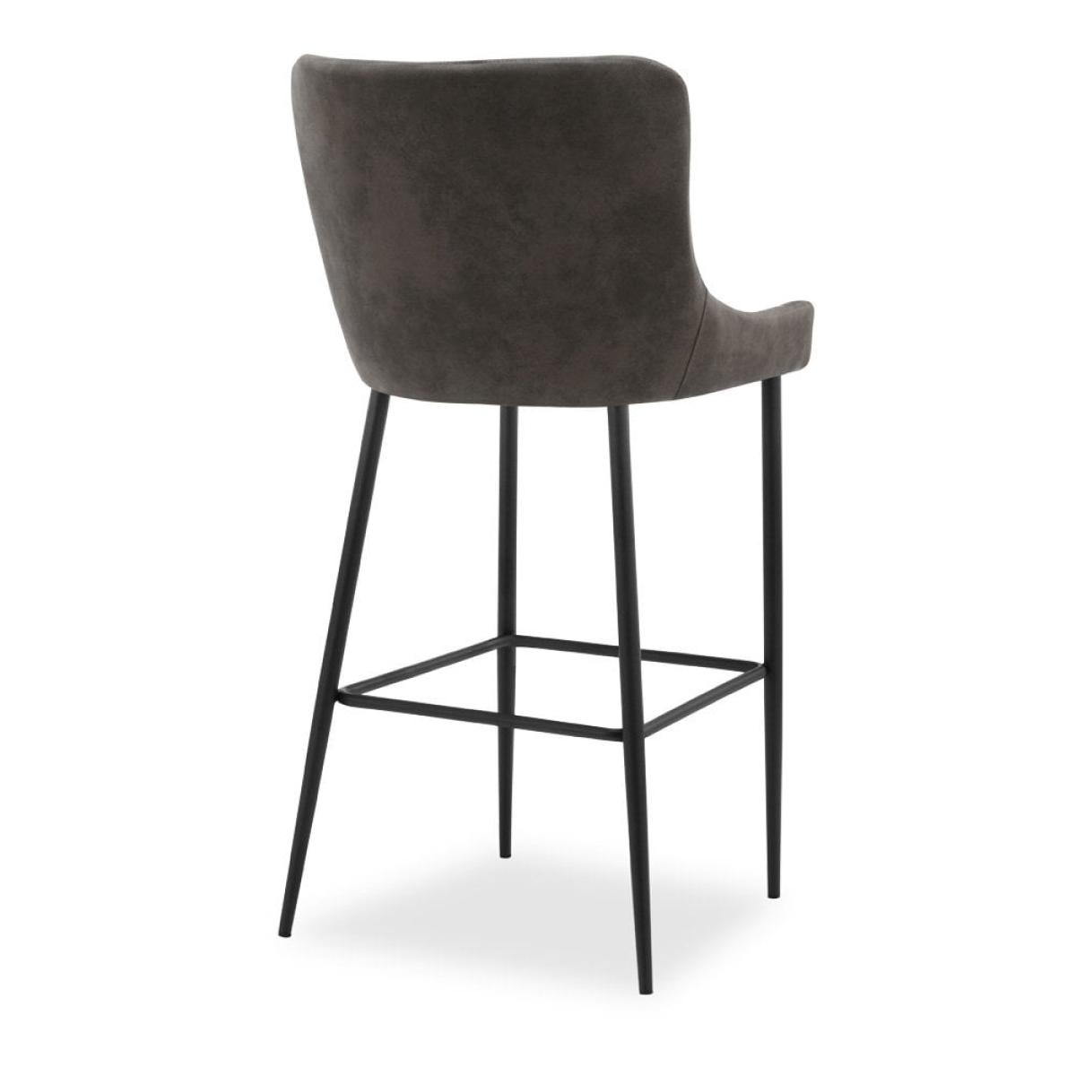 Brooklyn Bar Stool, Vintage Dark Grey – image 5