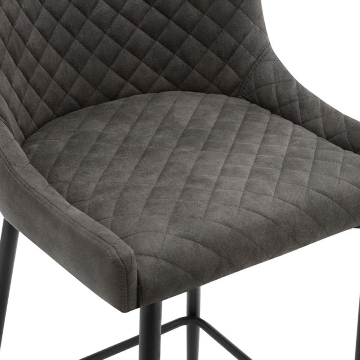 Brooklyn Bar Stool, Vintage Dark Grey – image 7