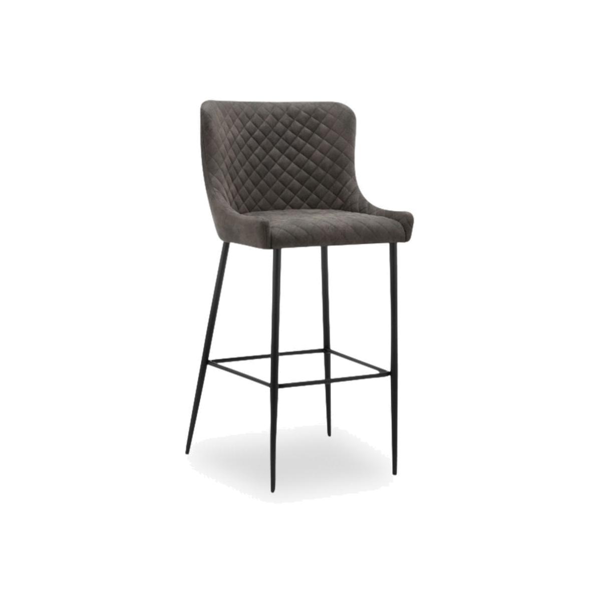 Brooklyn Bar Stool, Vintage Dark Grey – image 1