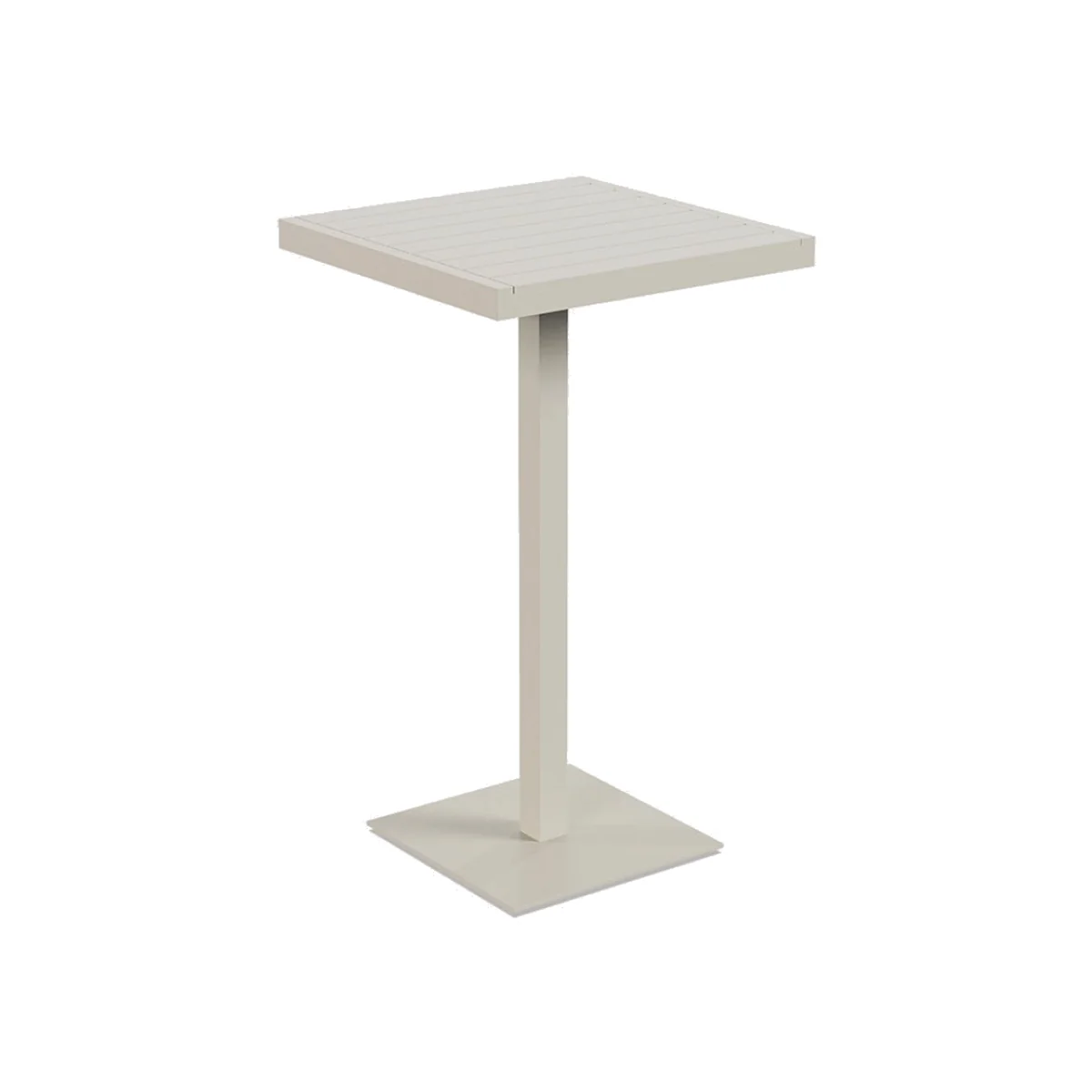 Case Eos Outdoor Square Bar Table Pebble Grey – image 1