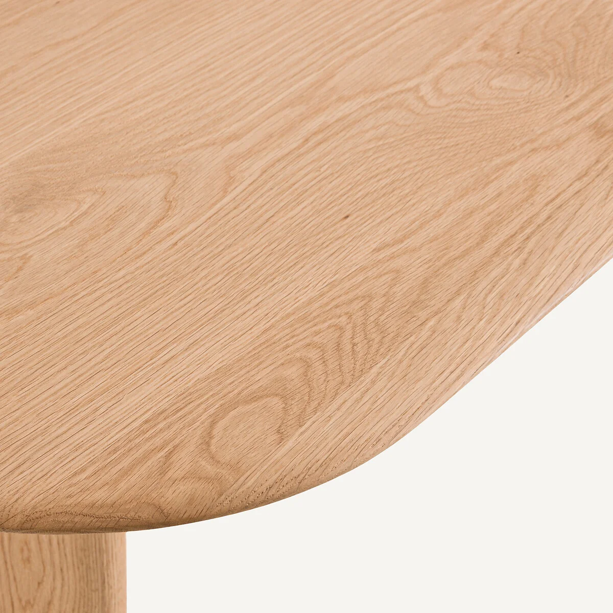 Monceau Solid Oak and Iron Gallina Design 2 Seater Bistro Table – image 2