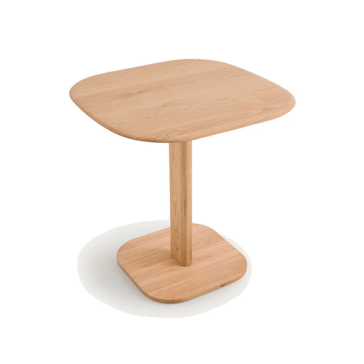 Monceau Solid Oak and Iron Gallina Design 2 Seater Bistro Table – image 1