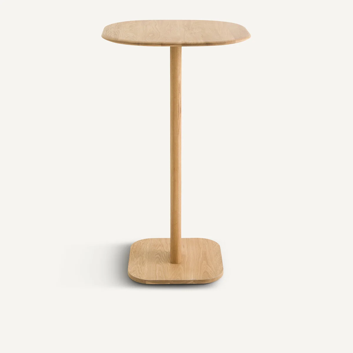 Monceau Solid Oak and Iron Gallina Designed High Bistro Table – image 2