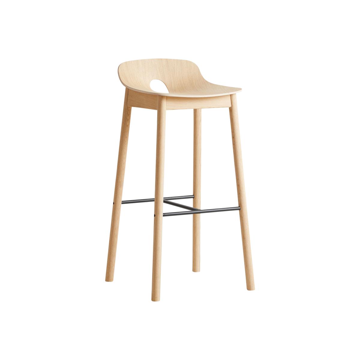 Woud Mono barstool oiled oak – image 1