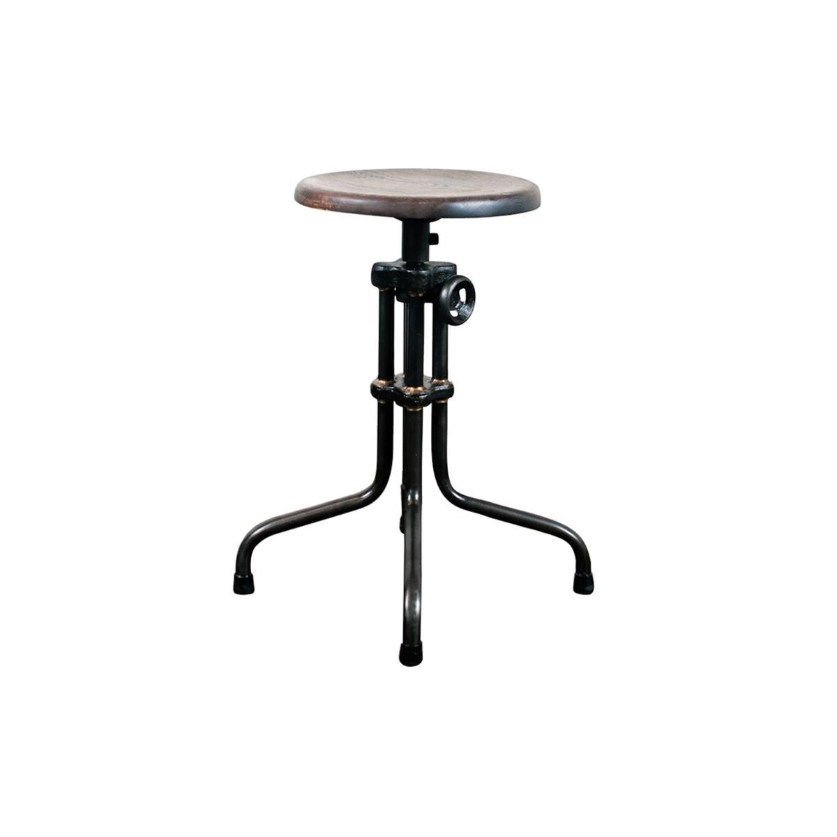 District 8 - Sapele Adjustable Stool – image 4