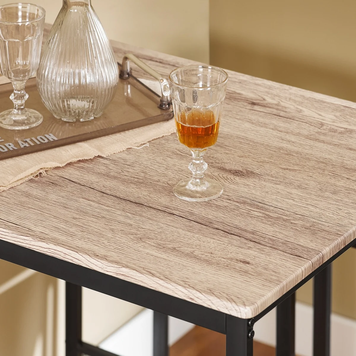 SoBuy Kitchen Bar Set-1 Bar Table and 4 Stools – image 3