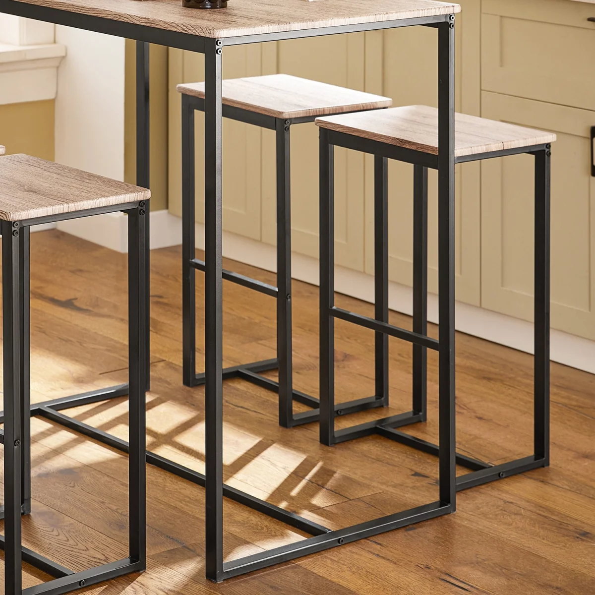 SoBuy Kitchen Bar Set-1 Bar Table and 4 Stools – image 8
