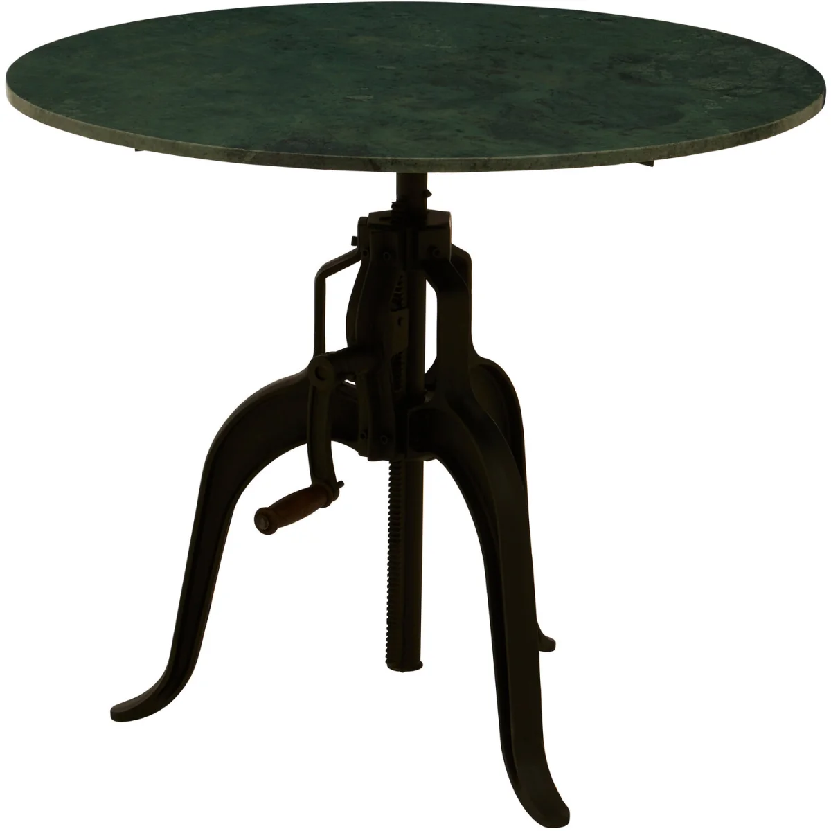 Vasco Small Bar Table with Green Marble Top - Black Green – image 4