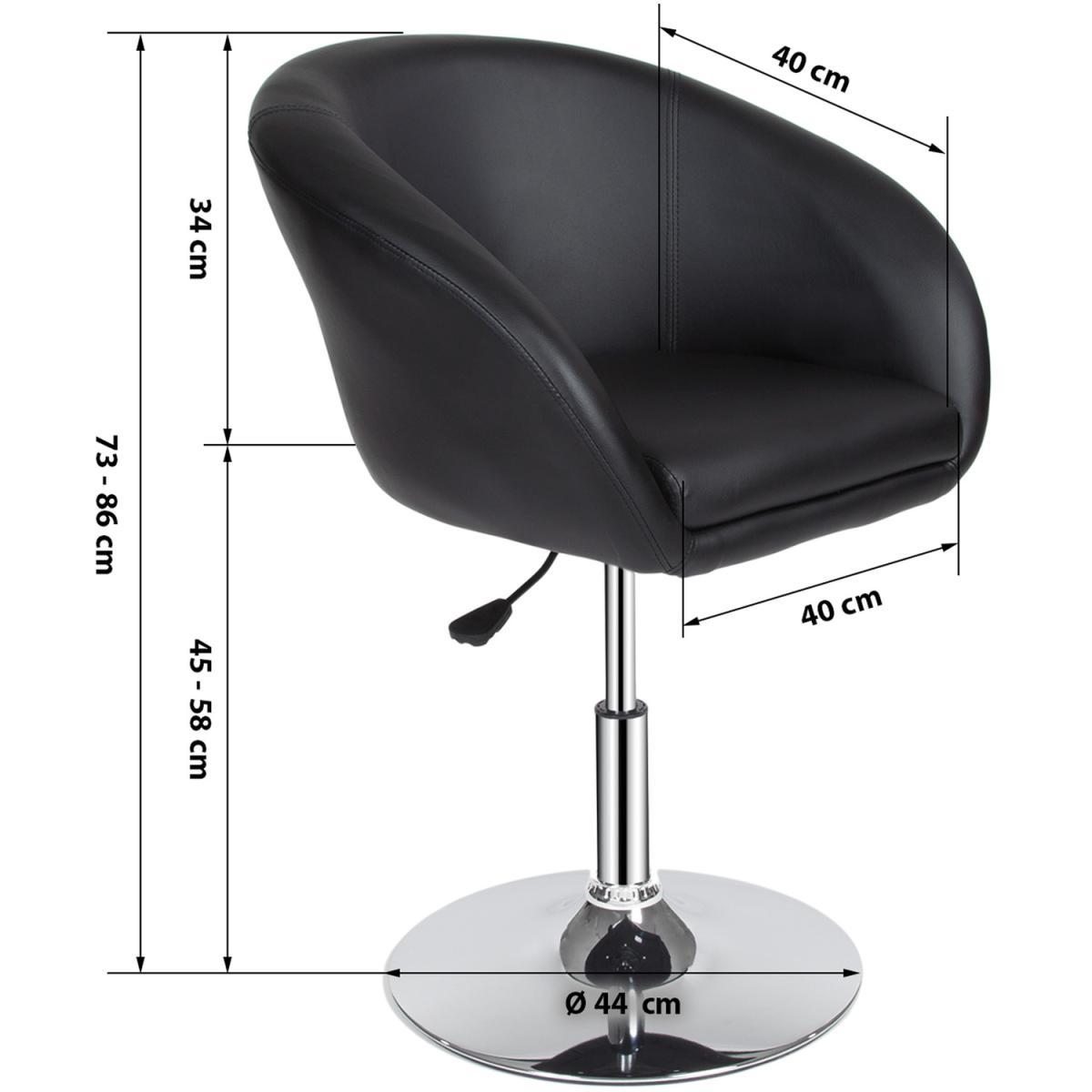 Bar Stool Lounge Bernhard - Black – image 2