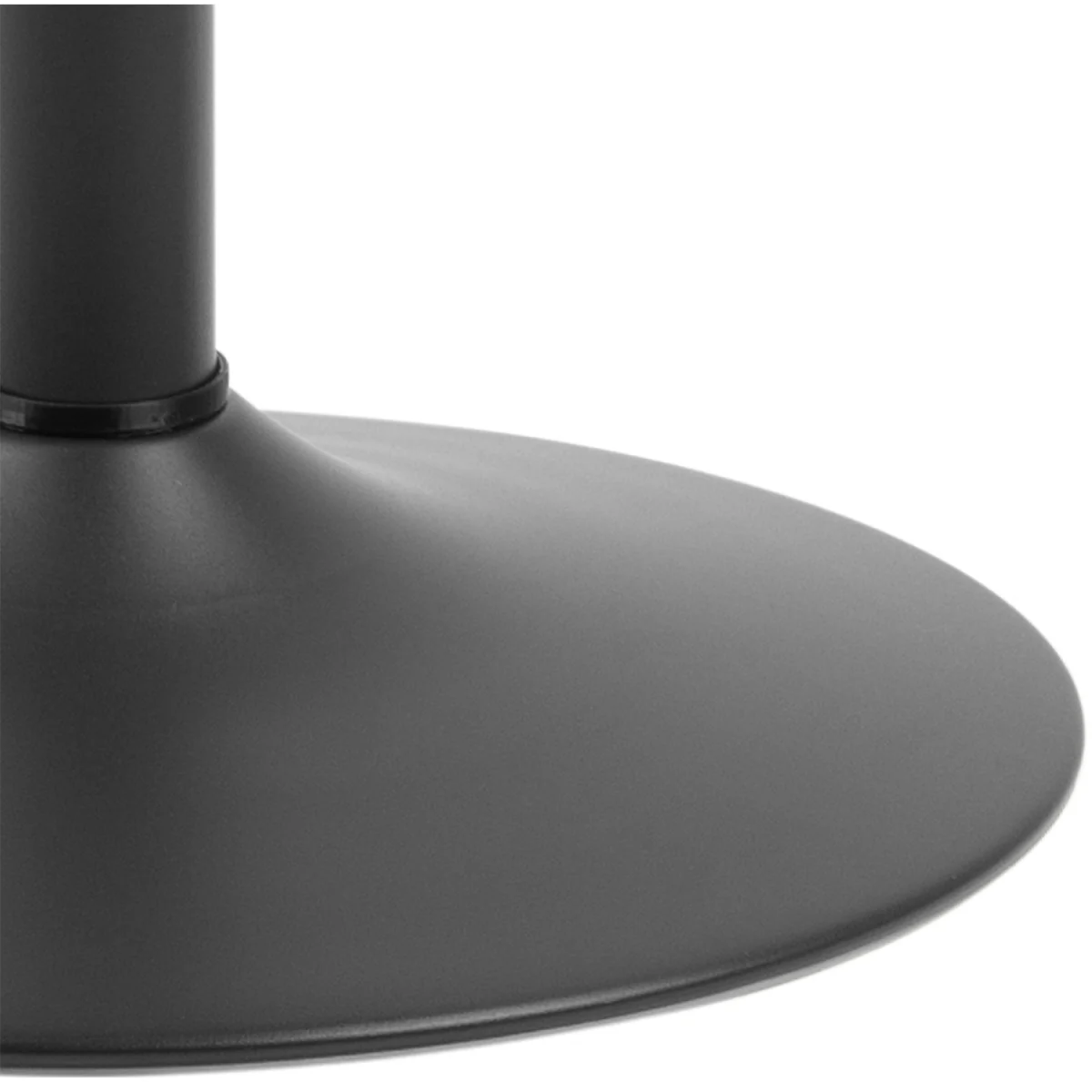 Ibiza Tall Round Bar Table with Black Ash Top and Matt Black Base - Black – image 6