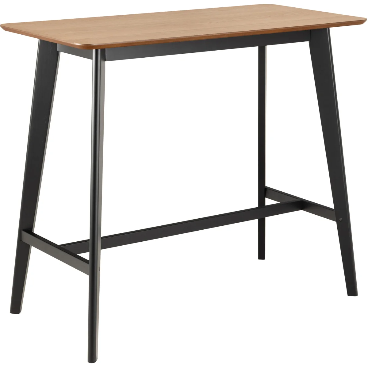 Roxby Bar Table Included 2 Roxby Bar Stool, Black and Oak - Black & Oak – image 3