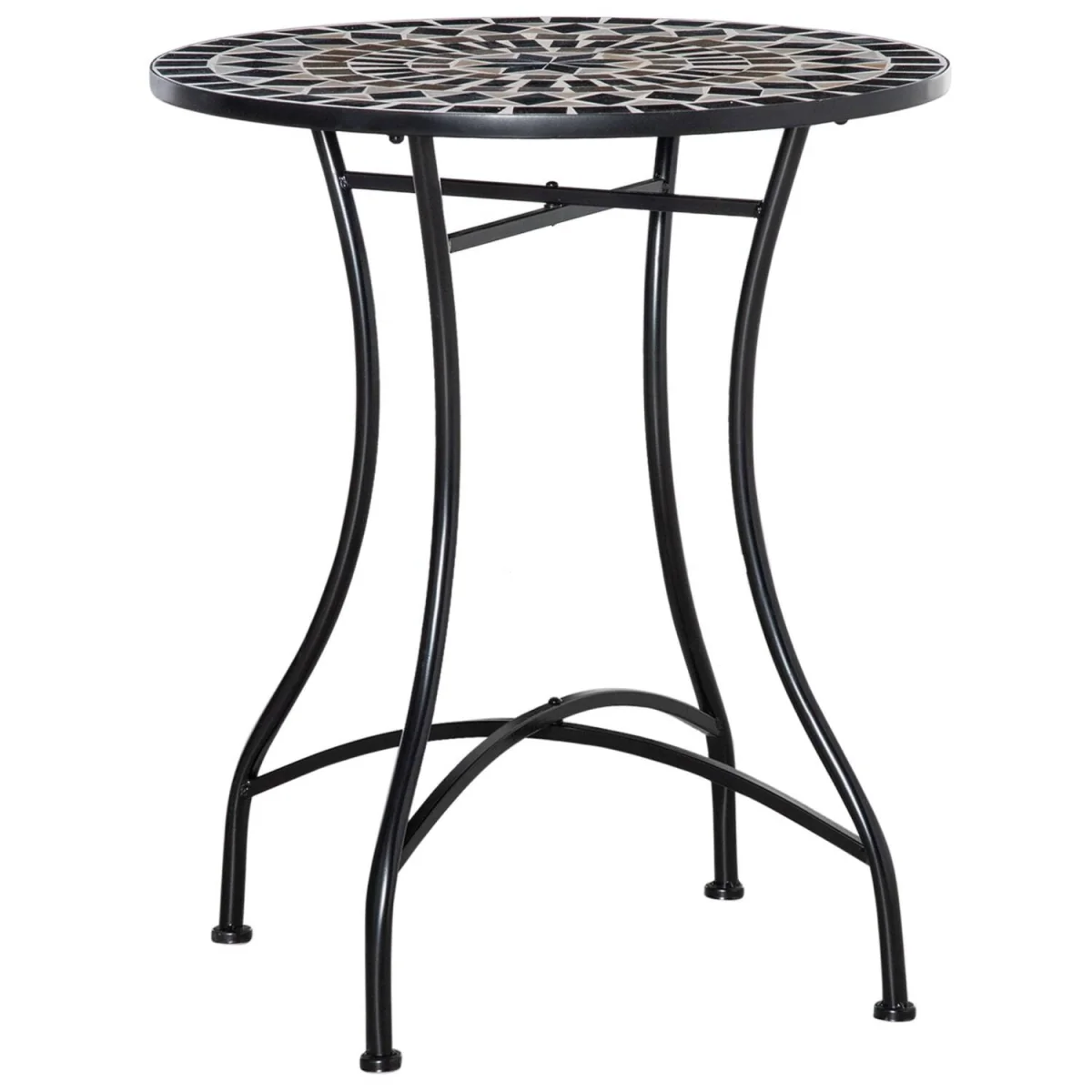 Pamone 60cm Round Mosaic Outdoor Bistro Table – image 2