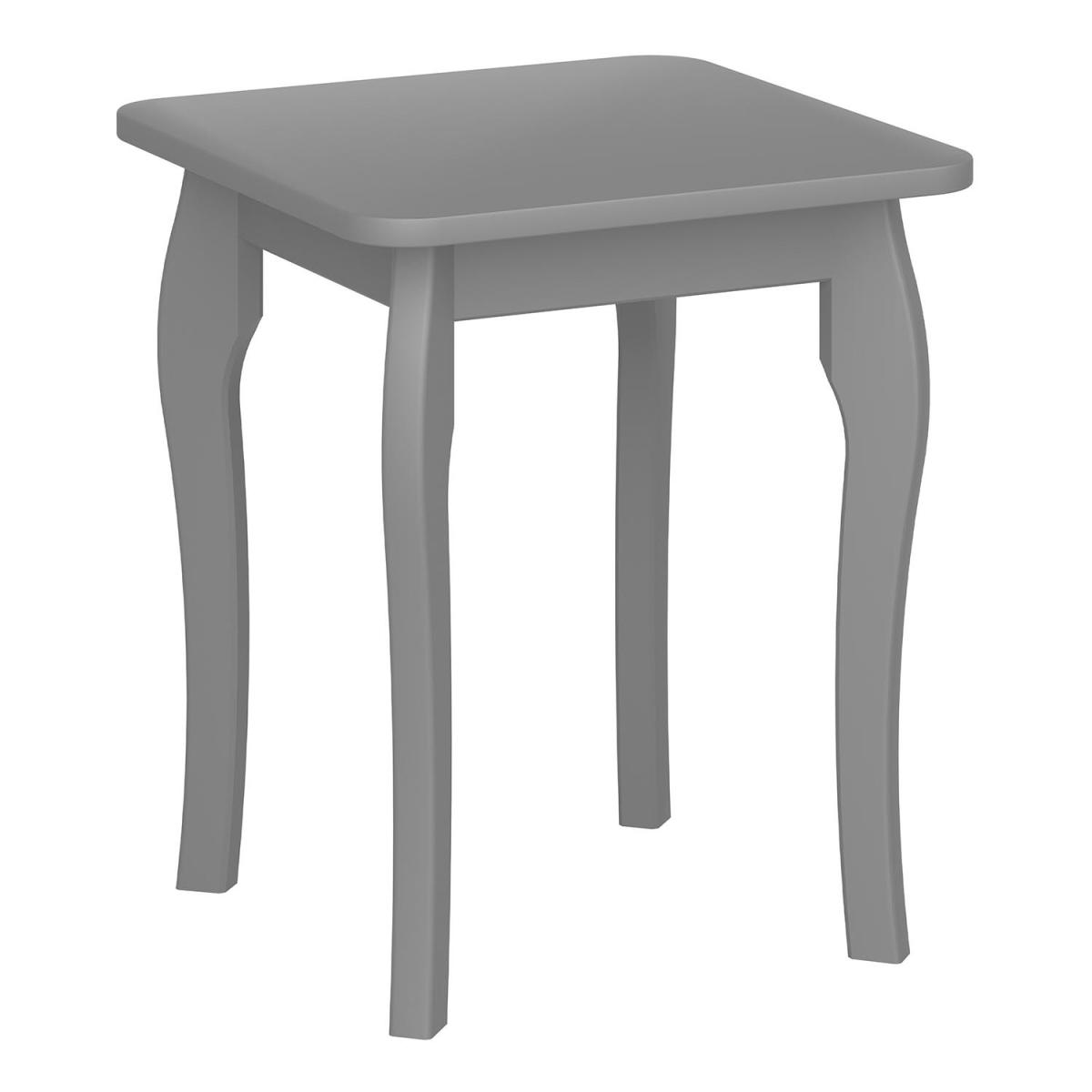 Baroque Dressing Table Stool - Grey – image 2