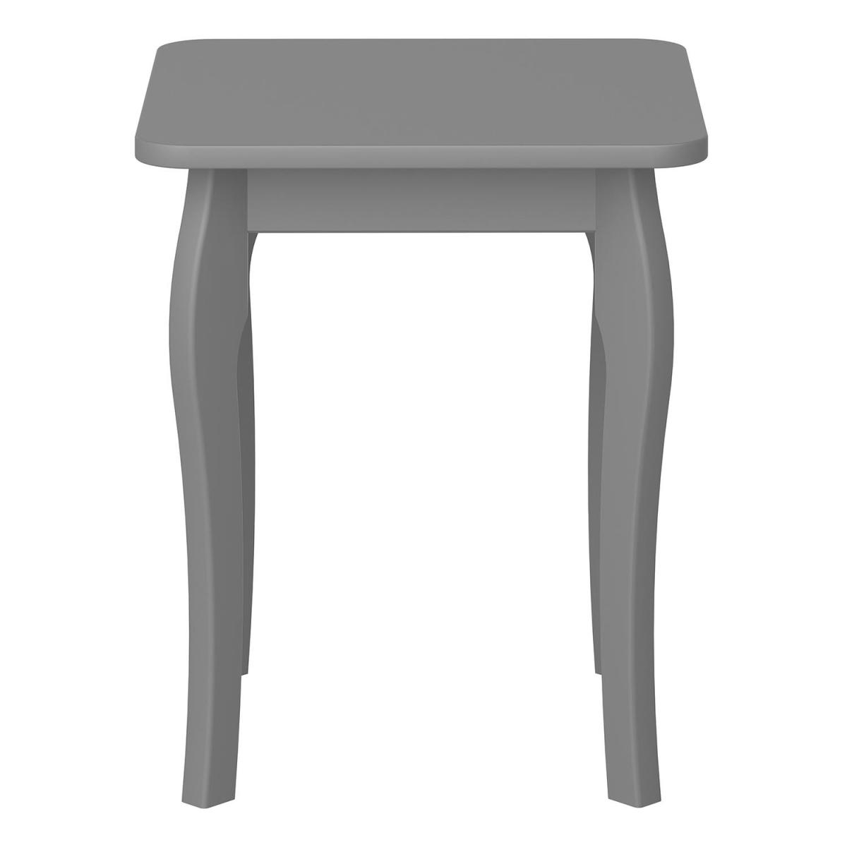 Baroque Dressing Table Stool - Grey – image 3
