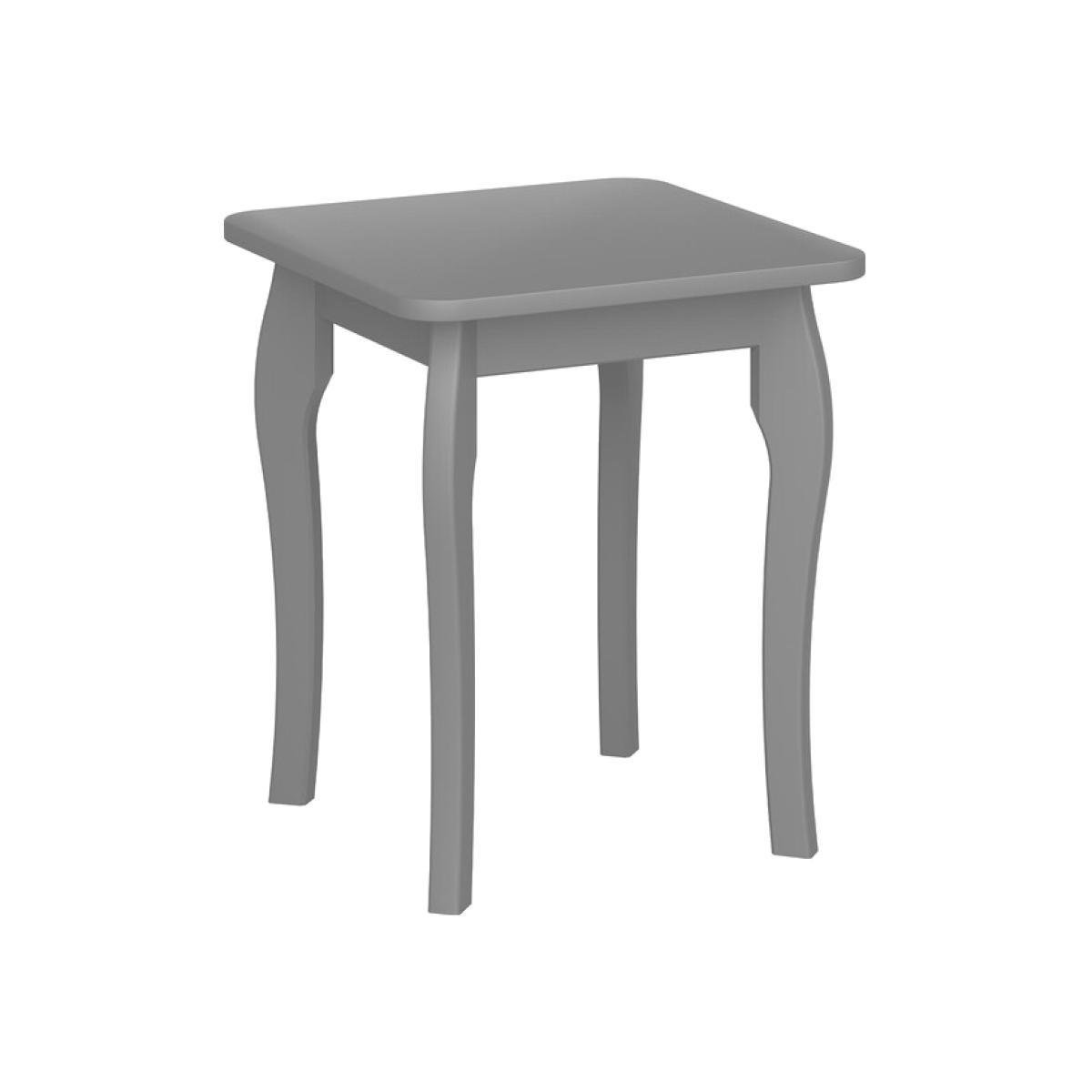Baroque Dressing Table Stool - Grey – image 1