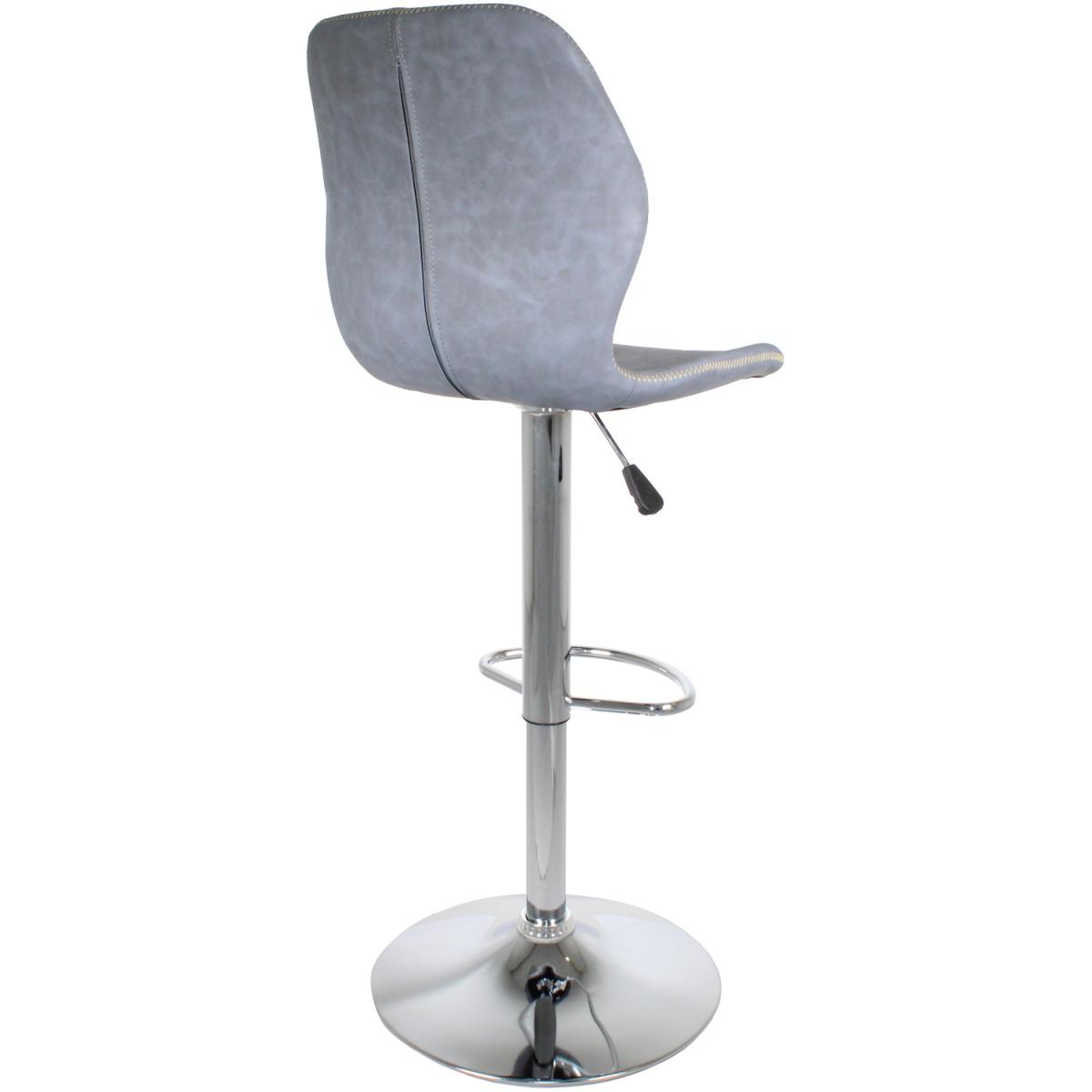 Lexis Bar Stool - Set of 2 - Light Grey – image 3