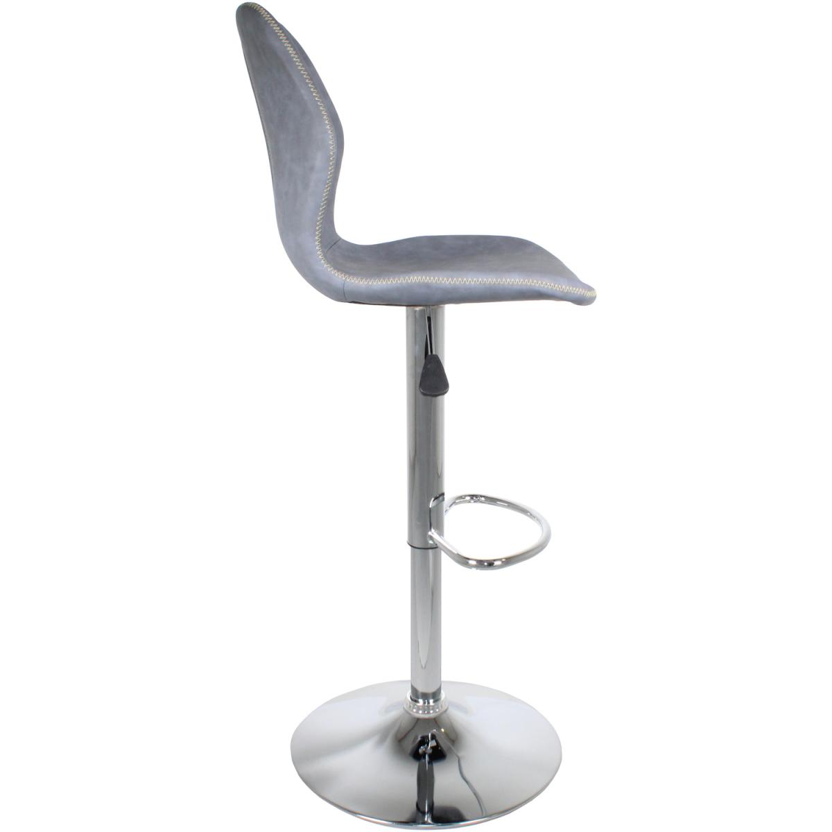Lexis Bar Stool - Set of 2 - Light Grey – image 4