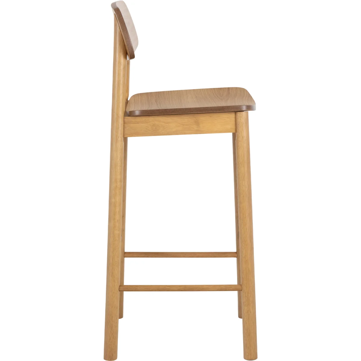 Barlow Bar Table in Matt Oak Included 2 Barlow Bar Stool in Matt Oak - Oak – image 5