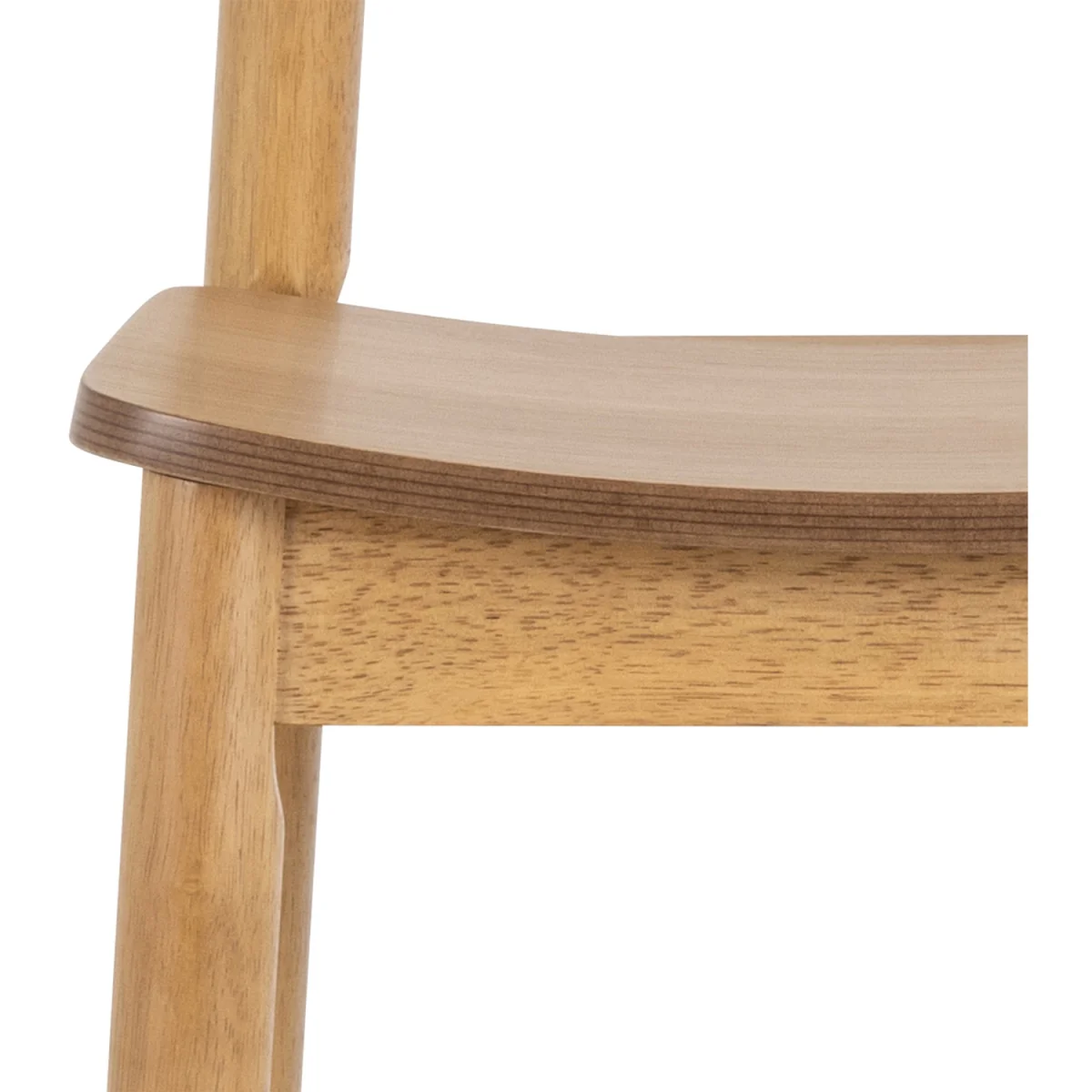 Barlow Bar Table in Matt Oak Included 2 Barlow Bar Stool in Matt Oak - Oak – image 9
