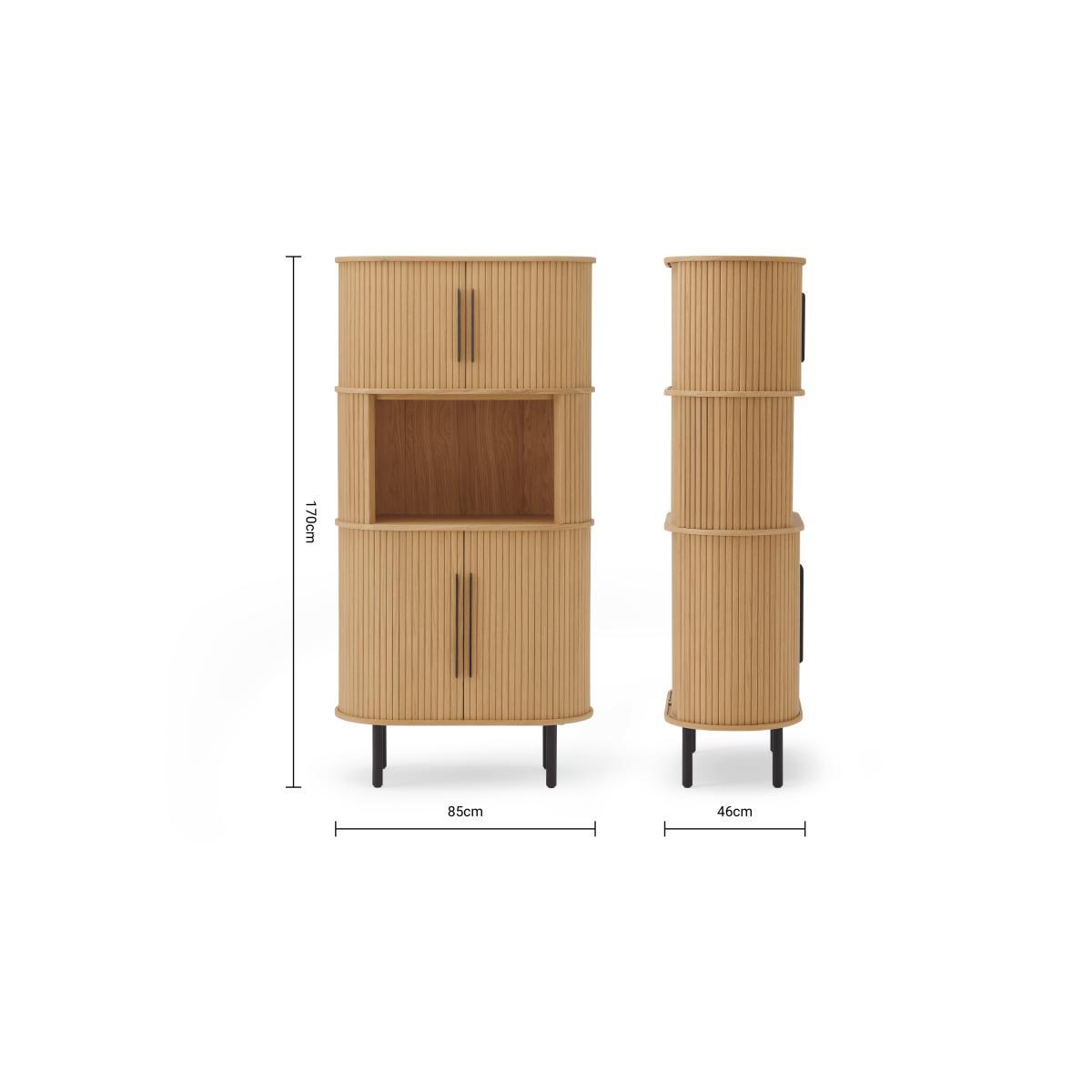 Tambo Larder Cabinet, Oak – image 8