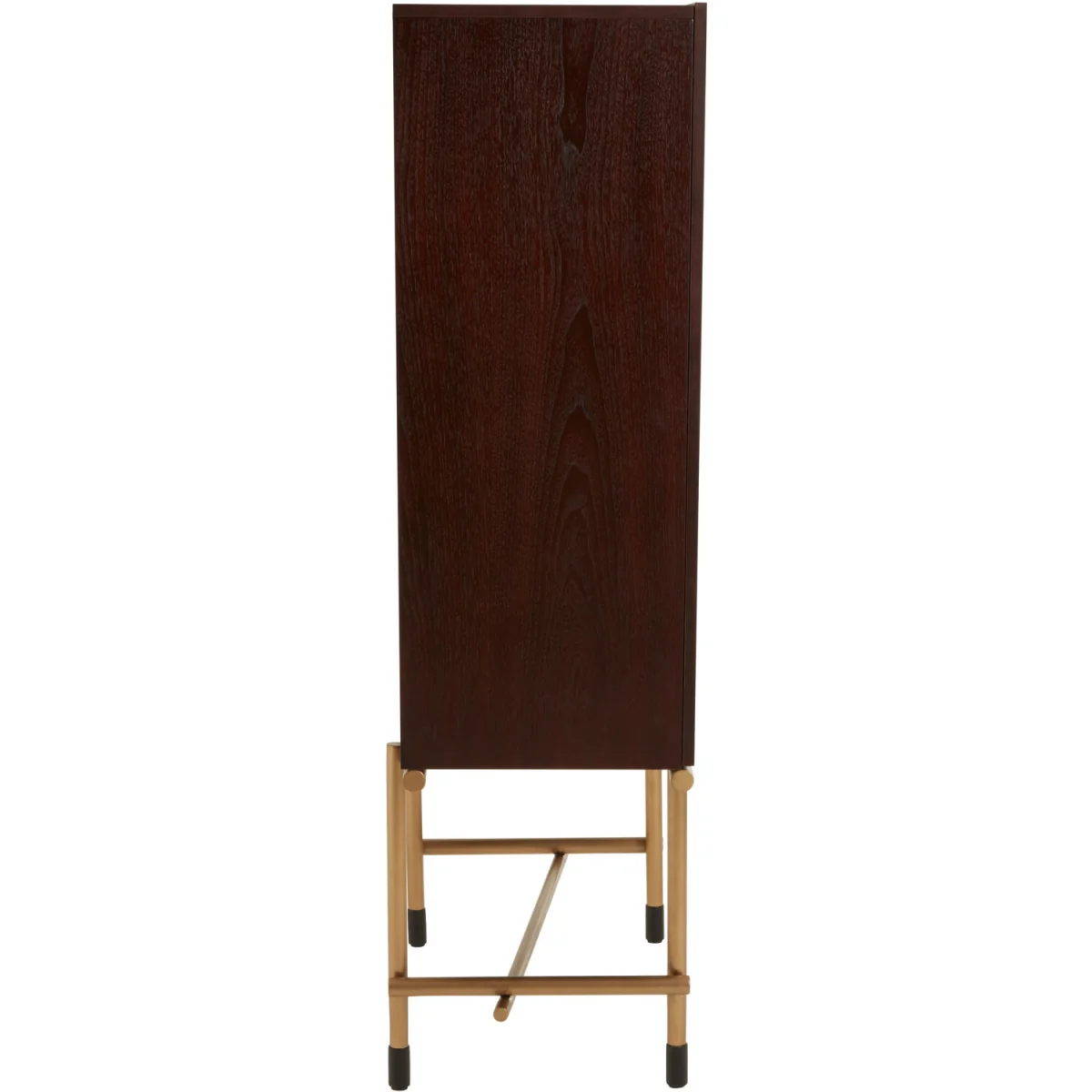 Delta Walnut Veneer Drinks Cabinet - Brown – image 4