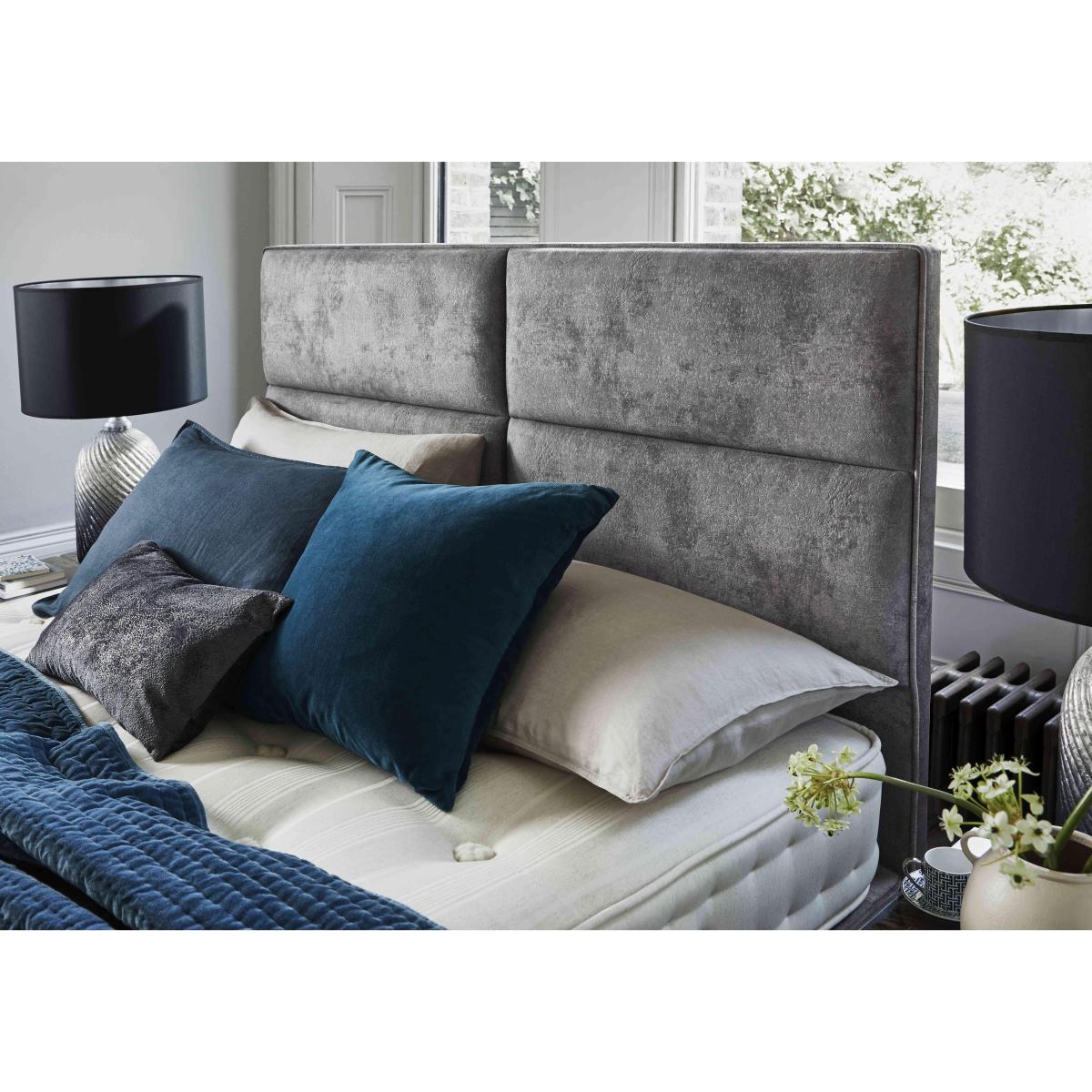 Hypnos - Crowell Floor Standing Headboard - Small Double - Brooklyn Smoke – image 2