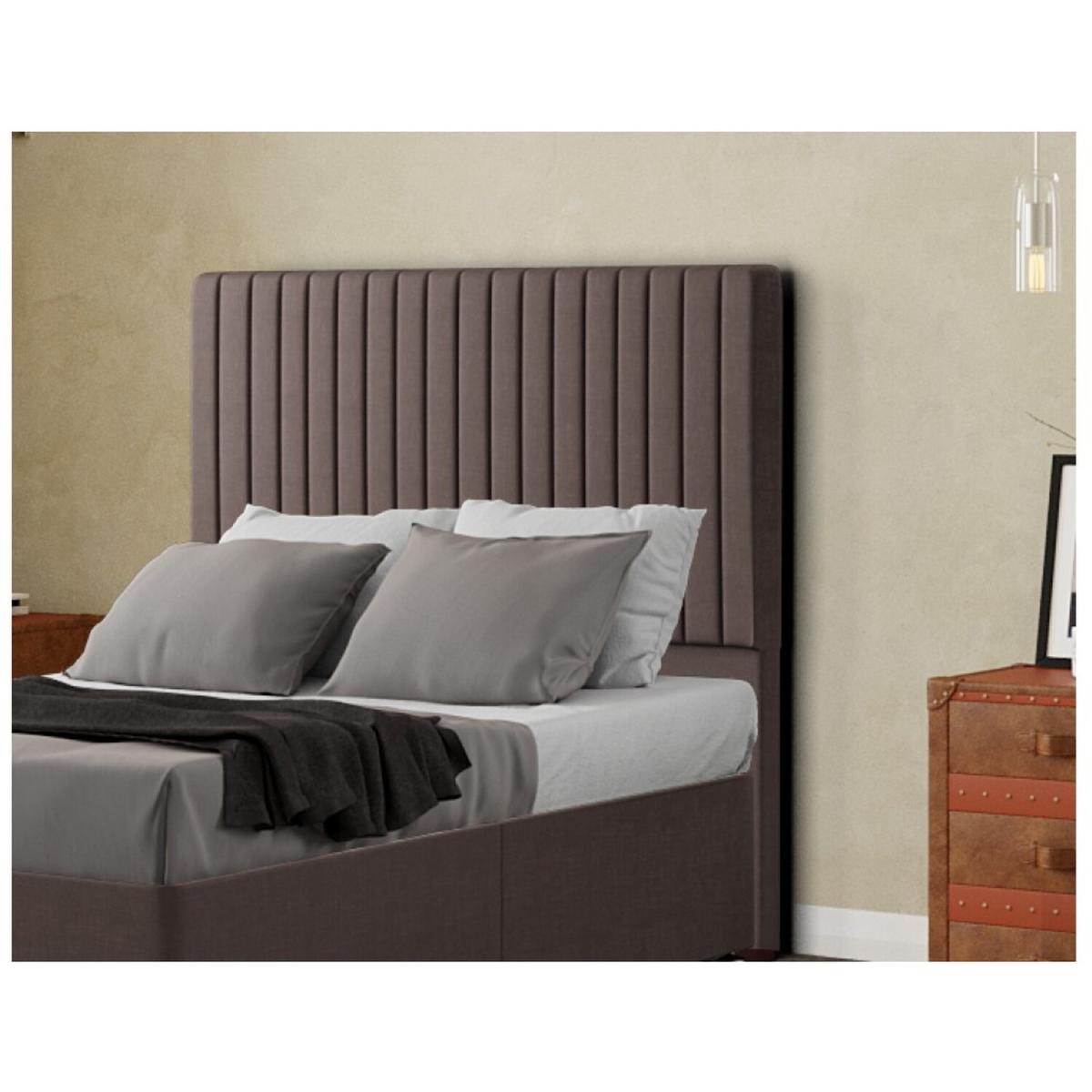 Maryland Headboard Floor Standing Malham Weave - Slate / Small Double – image 4