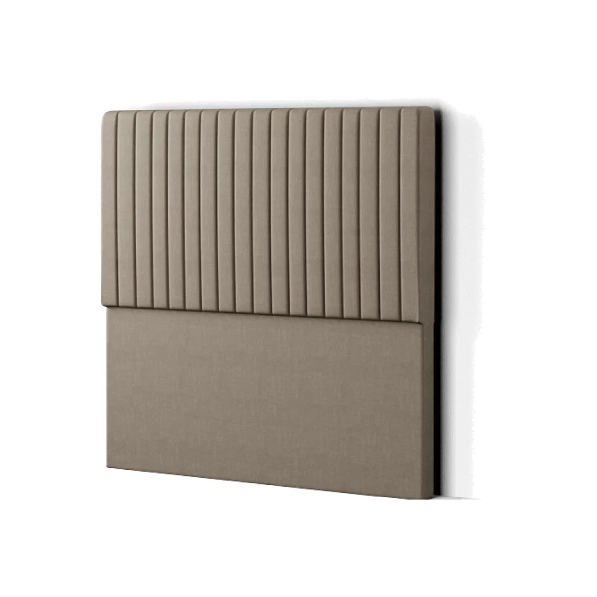 Maryland Headboard Floor Standing Malham Weave - Mink / Small Double – image 1