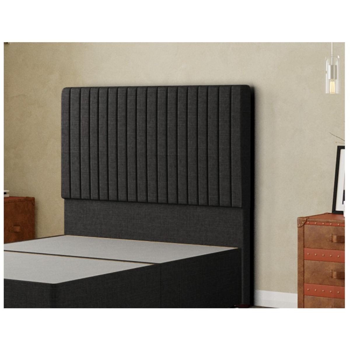 Maryland Headboard Floor Standing Linen - Black / Small Double – image 3