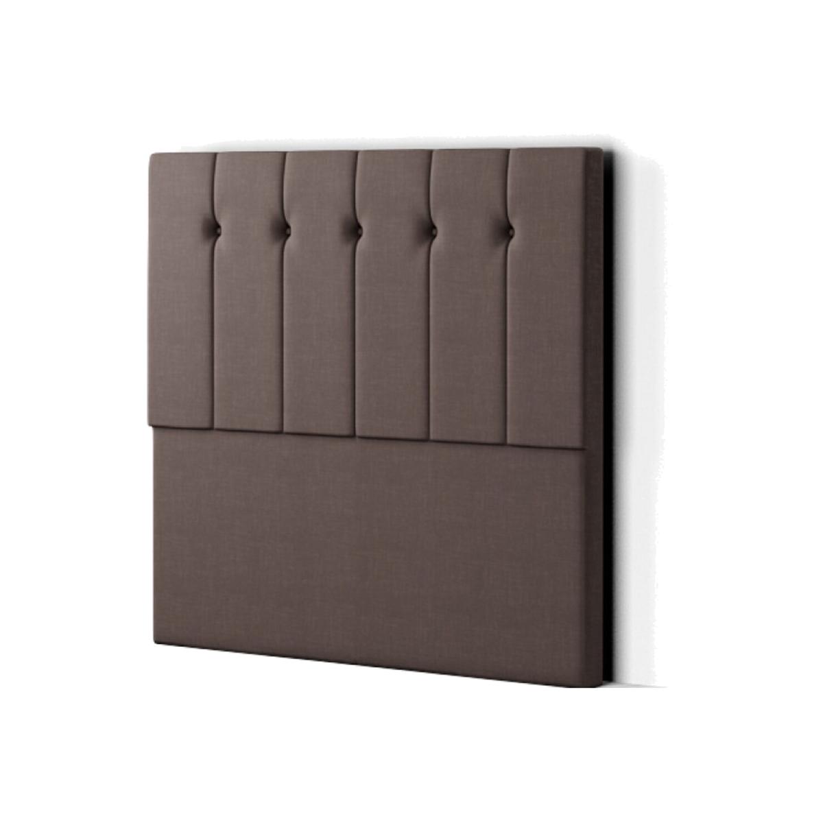 Highland Headboard Floor Standing Matching Buttons Malham Weave - Slate / Small Double – image 1