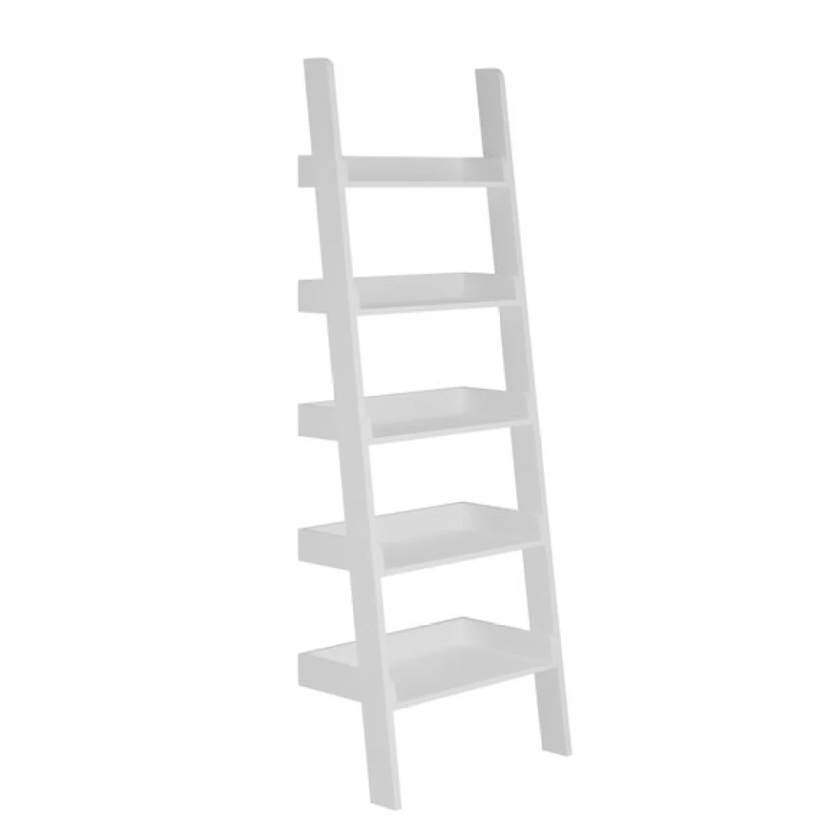 Lynton Ladder Bookcase, White – image 2