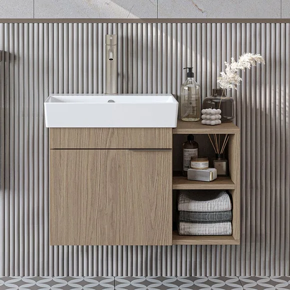 Likya Vanity Unit with Open Shelving – image 1