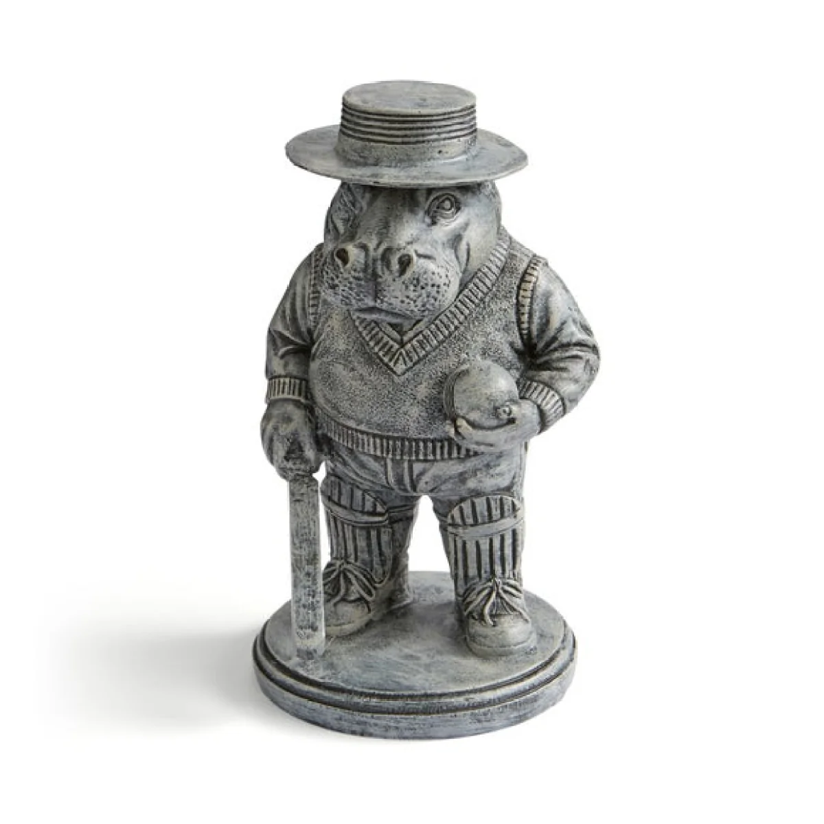 Alan the Sporty Hippo Resin Ornament – image 3