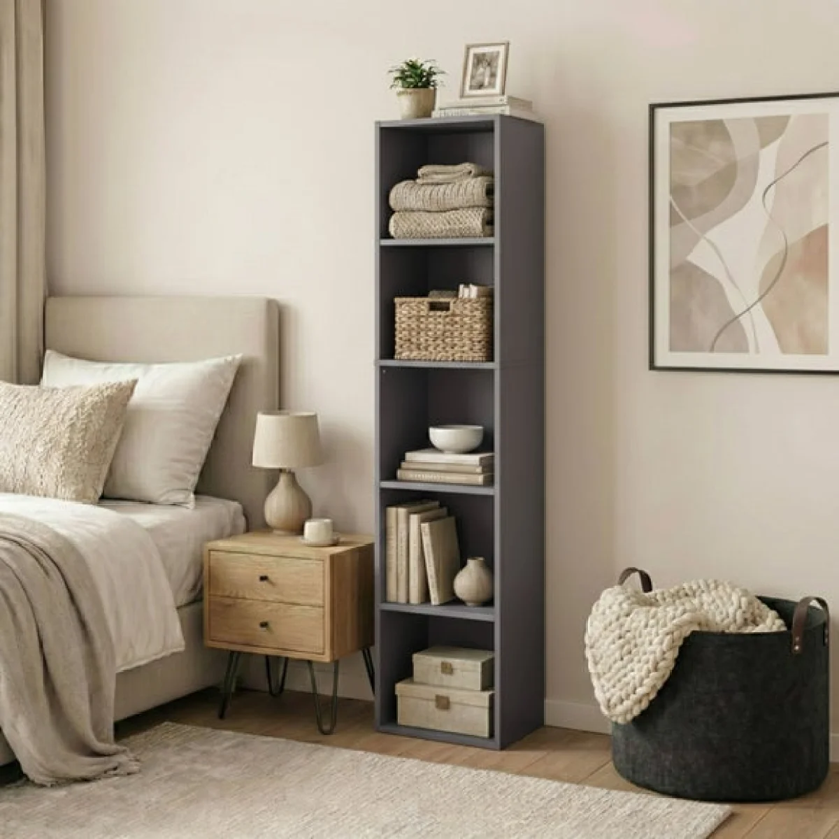 Oxford 5 Tier Cube Bookcase – image 3