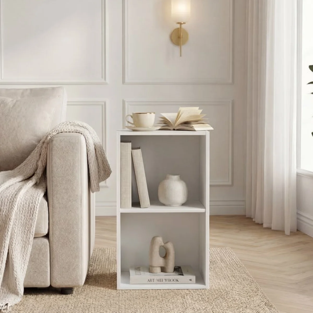Oxford 2 Tier Cube Bookcase – image 2