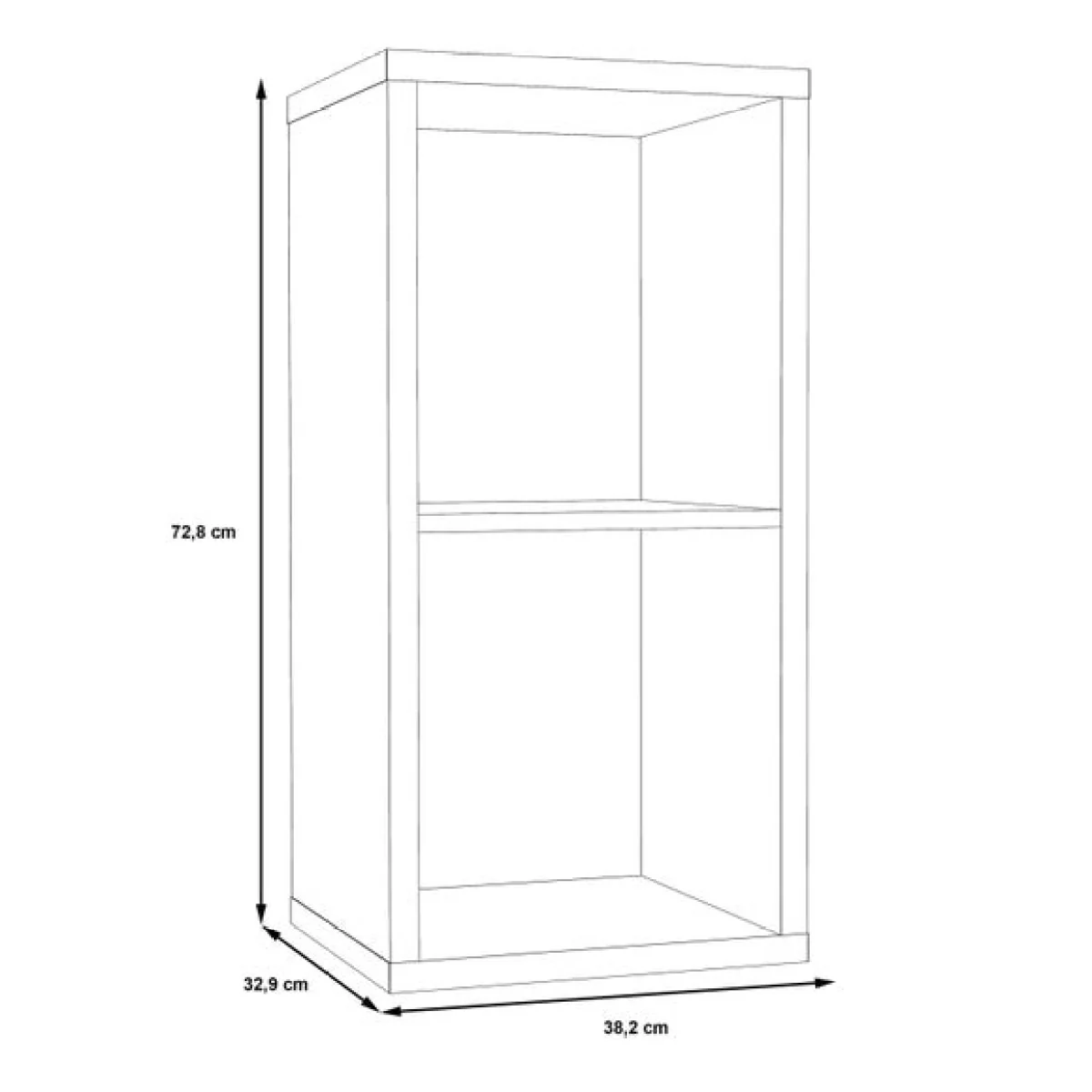 Furniture To Go Mauro 1 Shelf Storage Unit – image 6