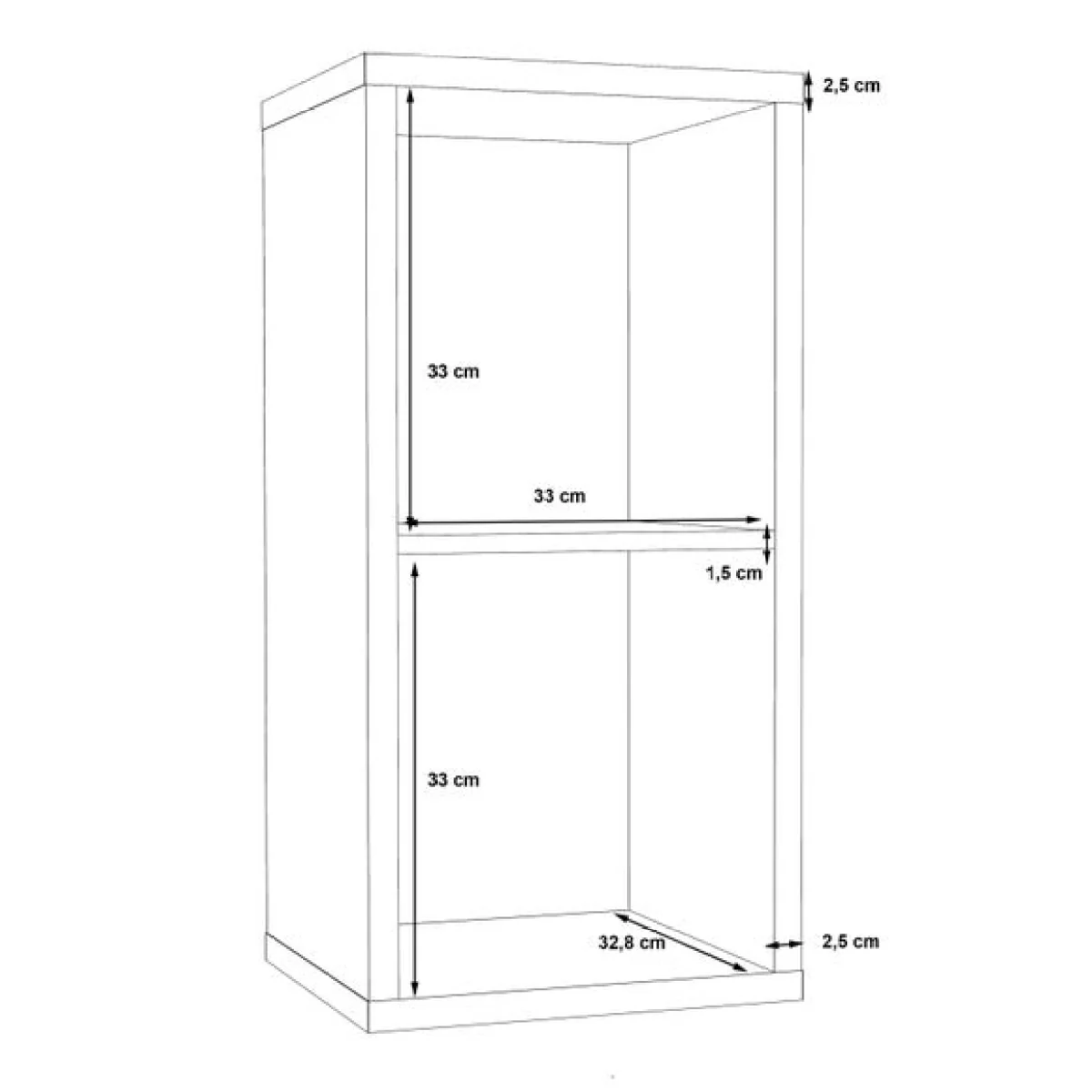 Furniture To Go Mauro 1 Shelf Storage Unit – image 7