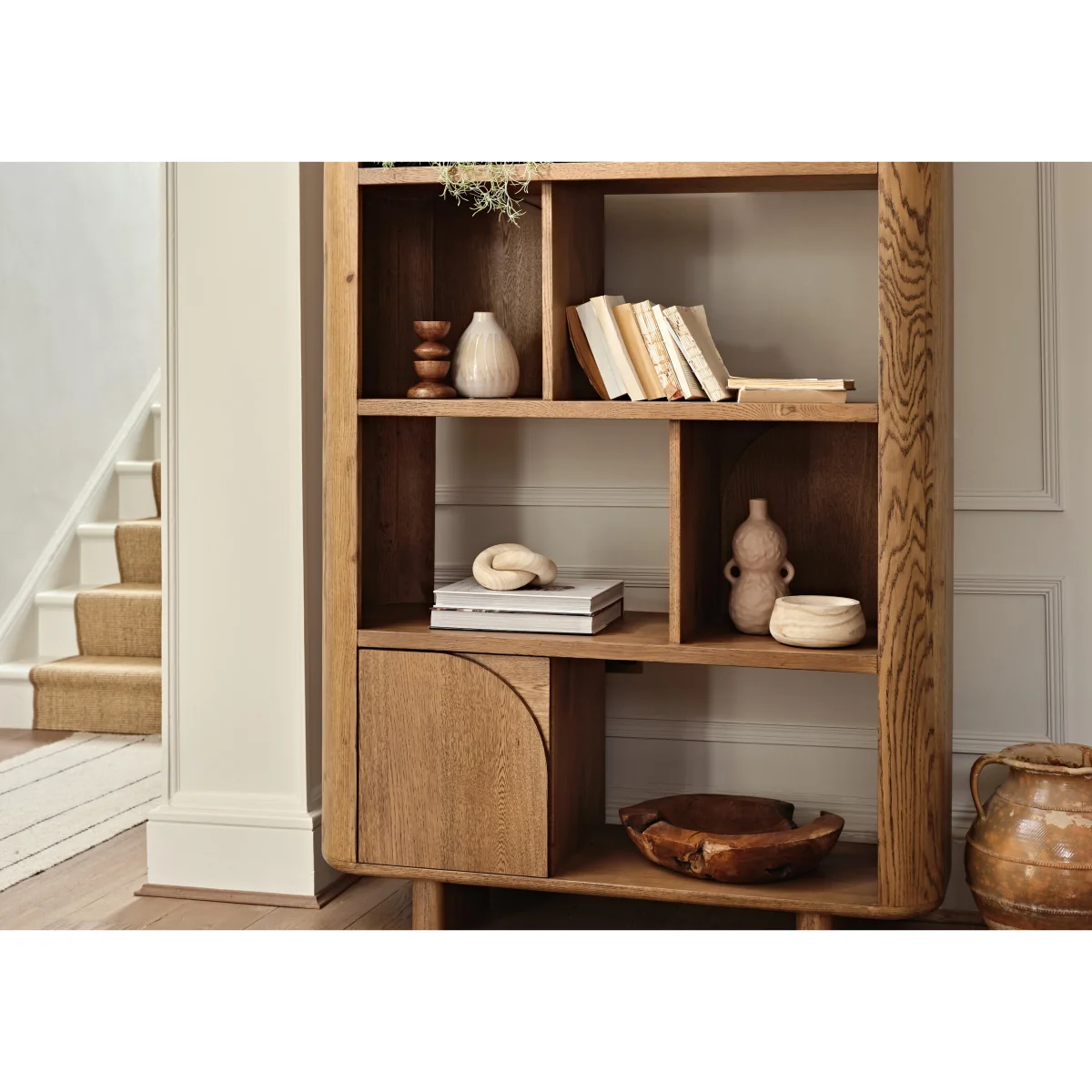 Pien Oak Bookcase - Living Room Furniture - In Time for Christmas – image 2