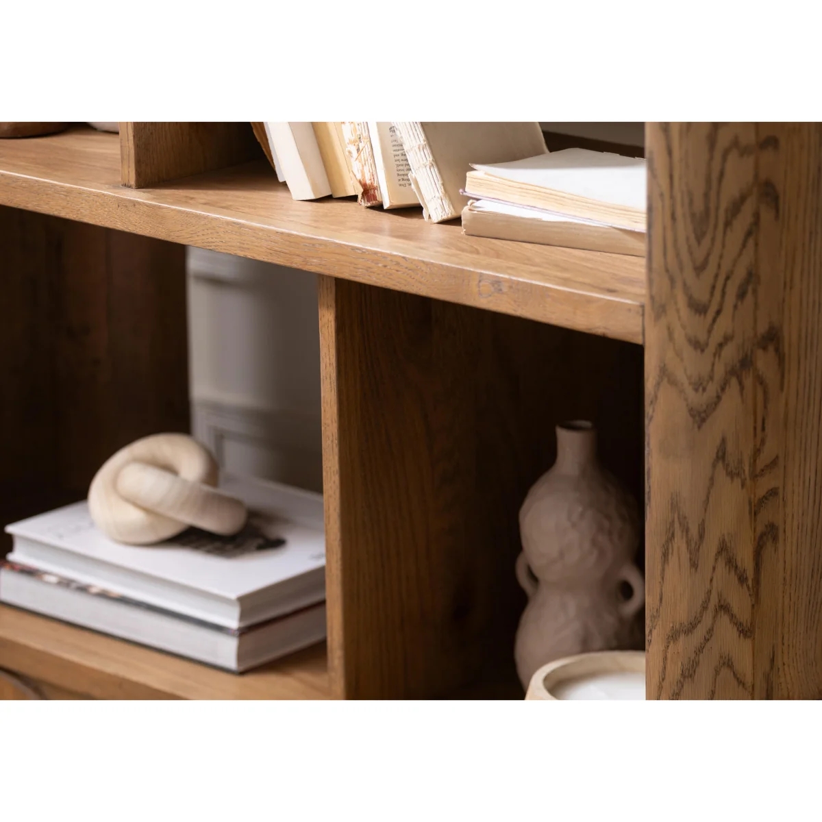 Pien Oak Bookcase - Living Room Furniture - In Time for Christmas – image 3