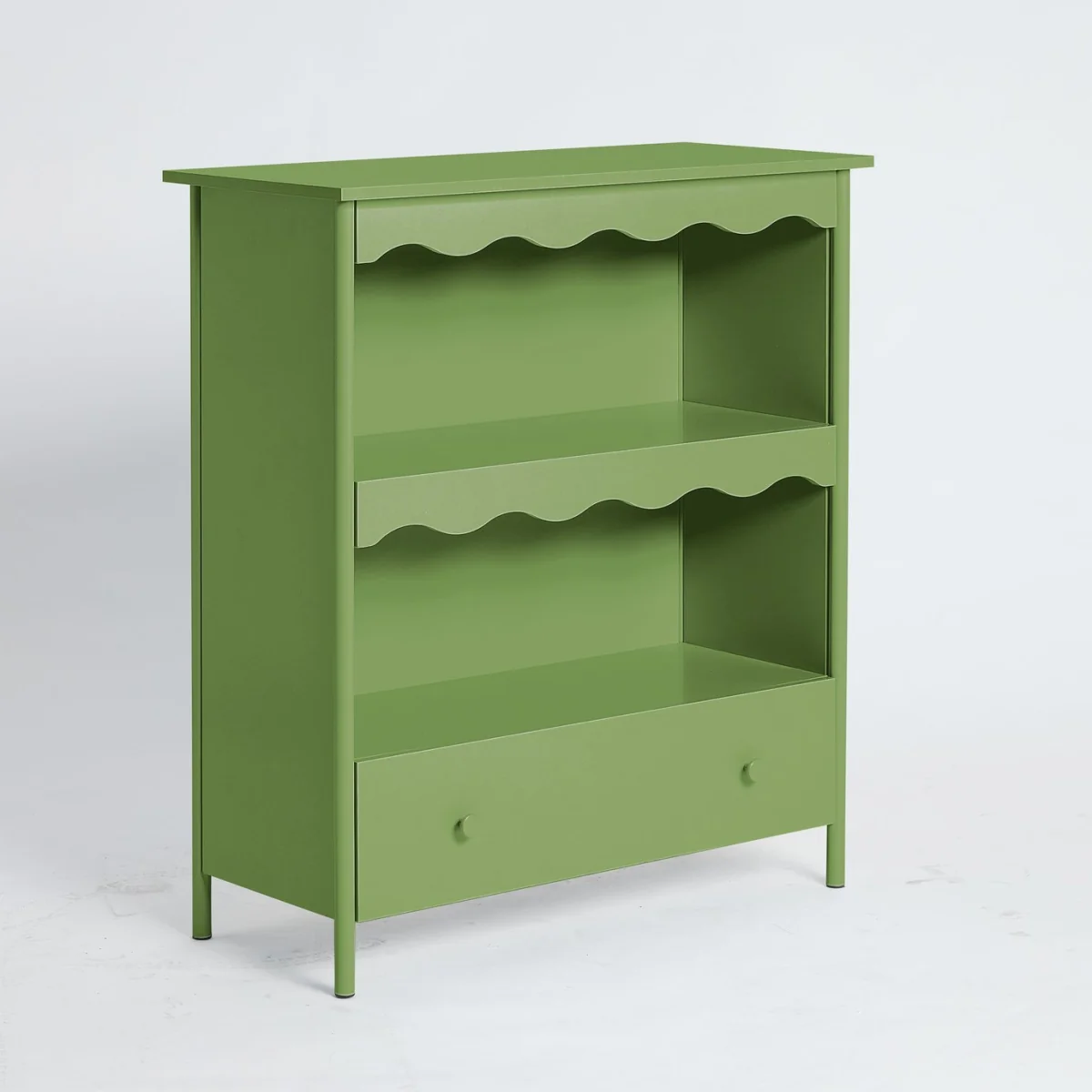 Habitat Matilda Scallop Bookcase - Green – image 3
