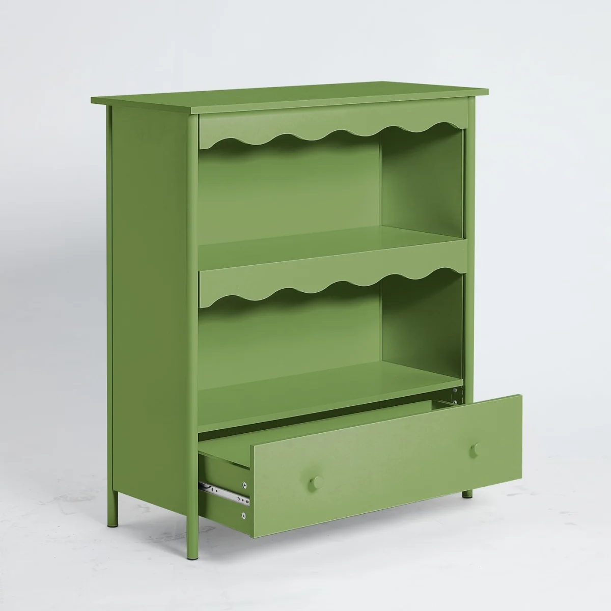 Habitat Matilda Scallop Bookcase - Green – image 5