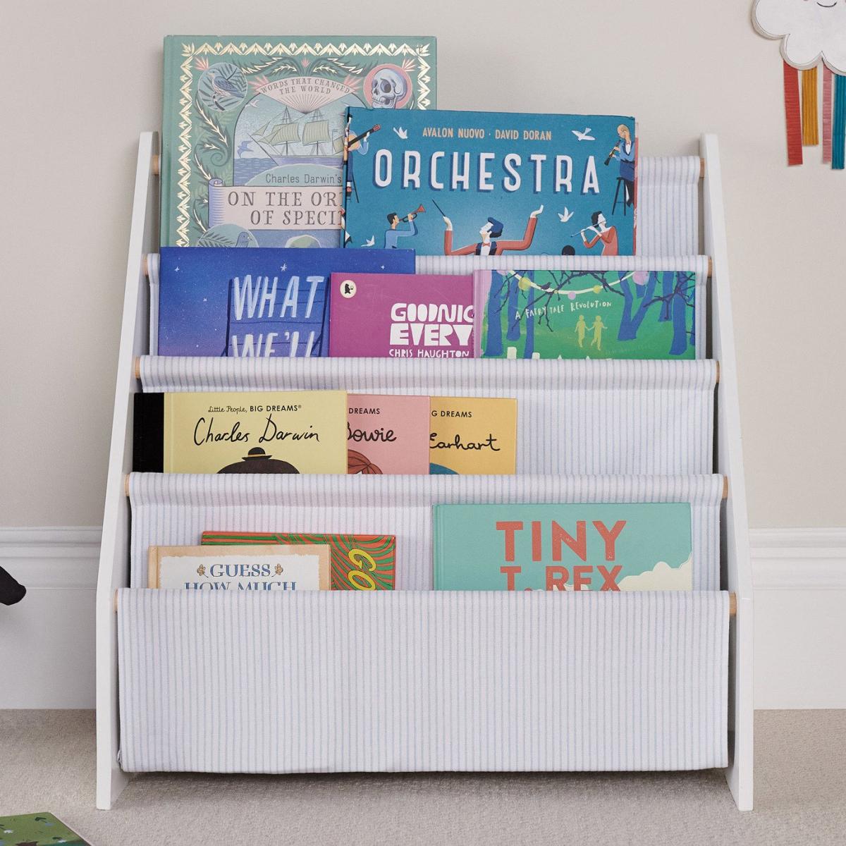Great Little Trading Company Sling Bookcase - Stripe Blue – image 2